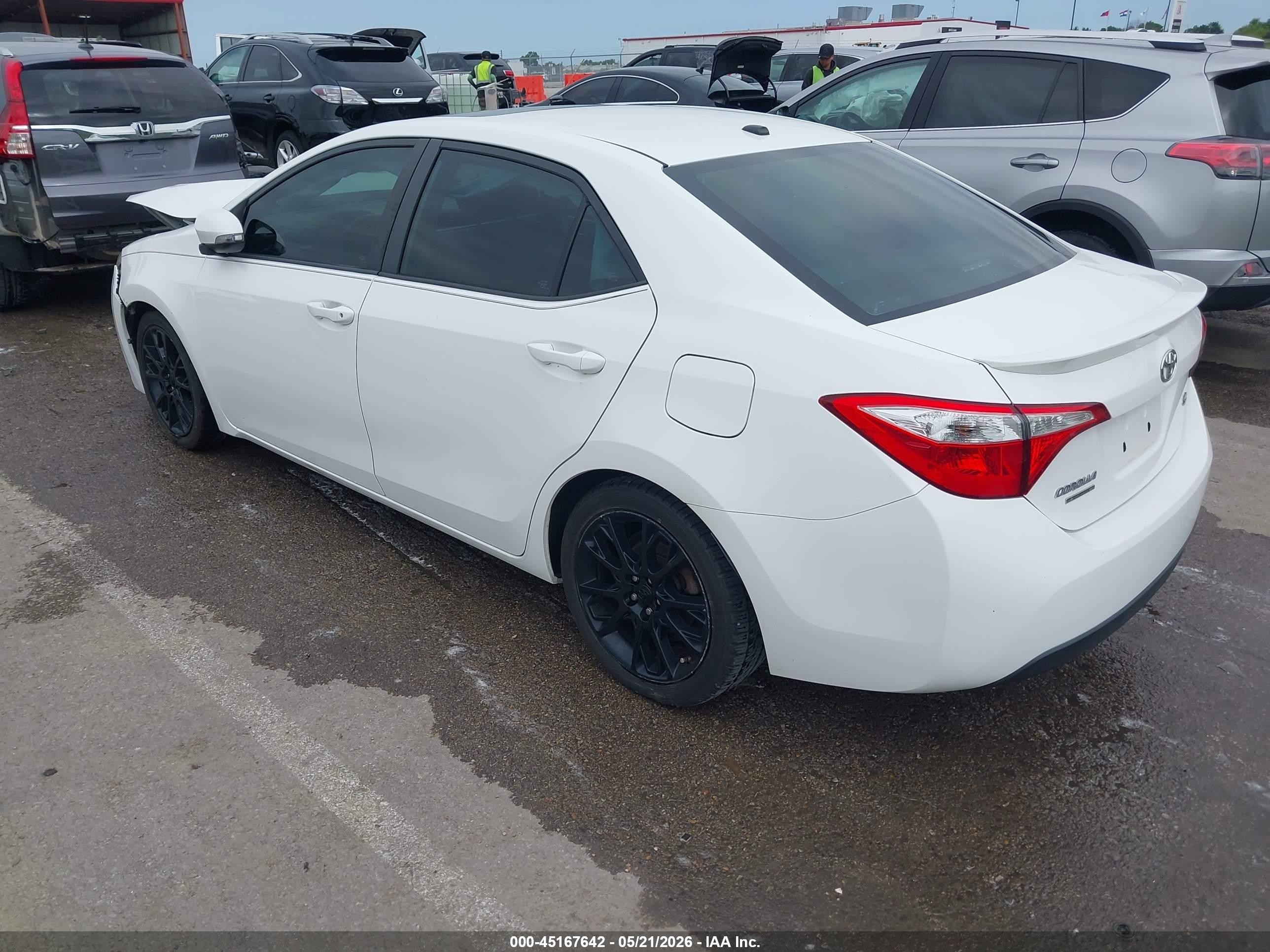 2016 Toyota Corolla S W/special Edition Pkg White vin: 2T1BURHE7GC597911