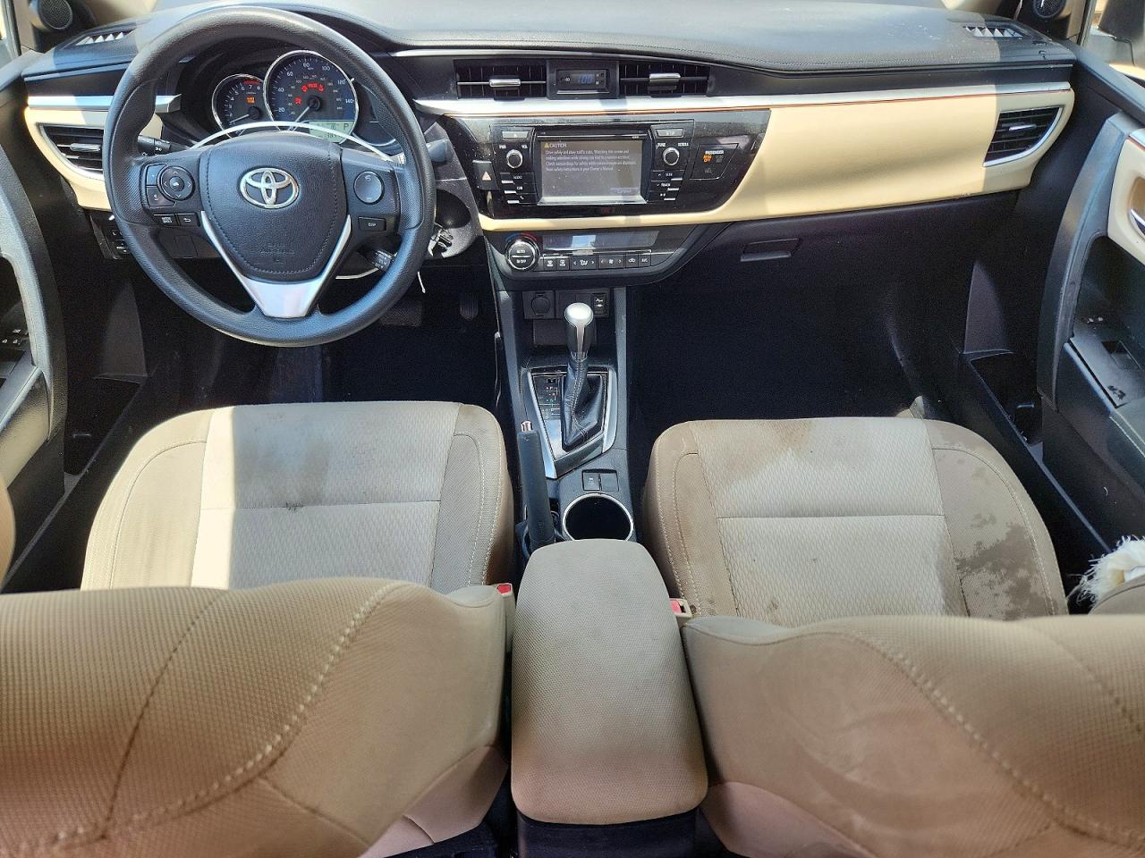 2016 Toyota Corolla Le White vin: 2T1BURHE7GC690413