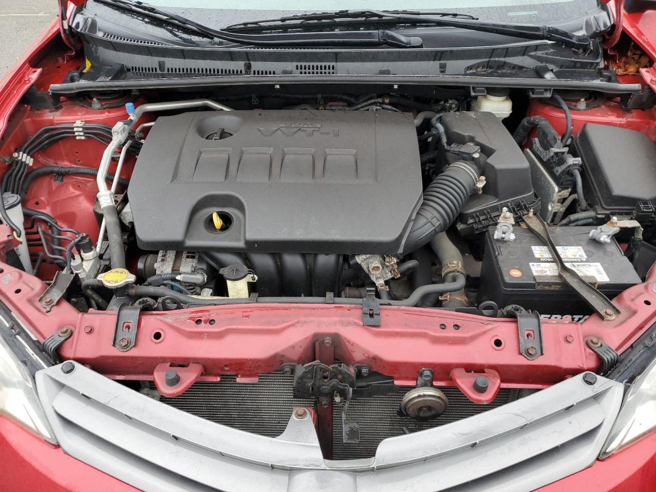 2016 Toyota Corolla L Red vin: 2T1BURHE7GC742140