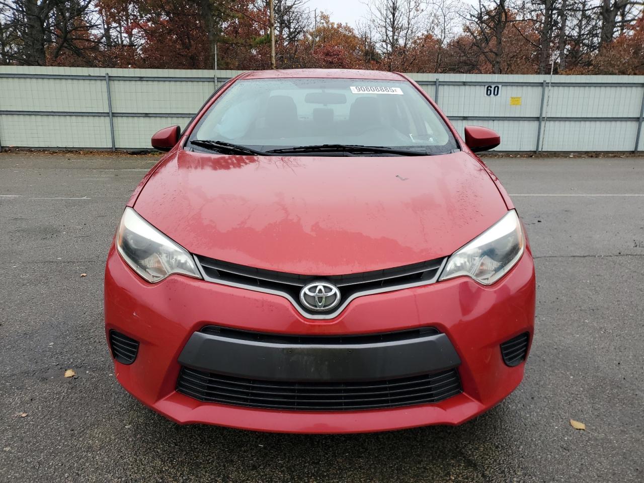 2016 Toyota Corolla L Red vin: 2T1BURHE7GC742140