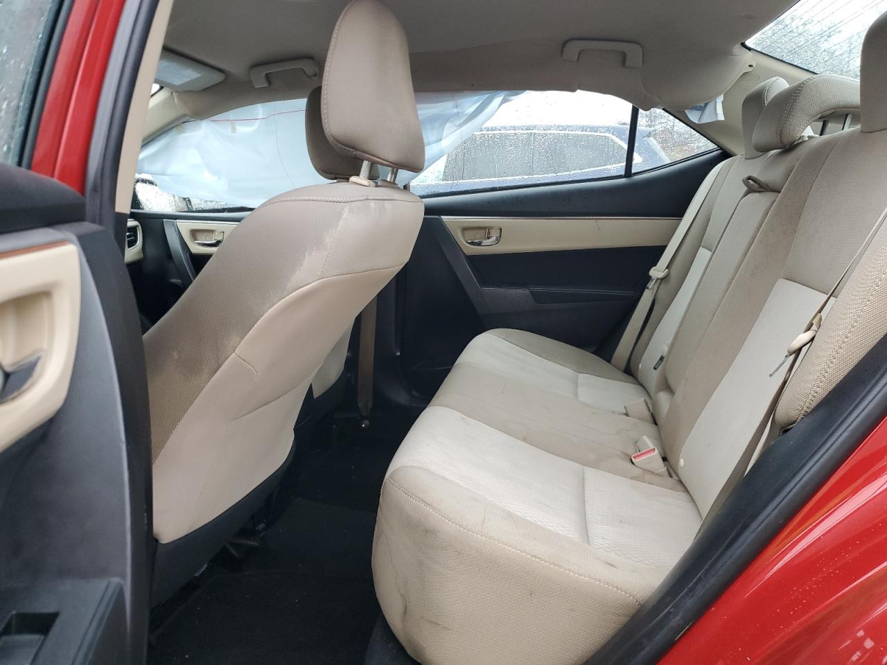 2016 Toyota Corolla L Red vin: 2T1BURHE7GC742140