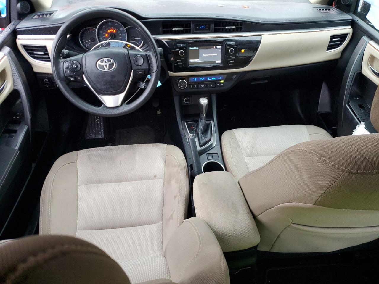 2016 Toyota Corolla L Red vin: 2T1BURHE7GC742140