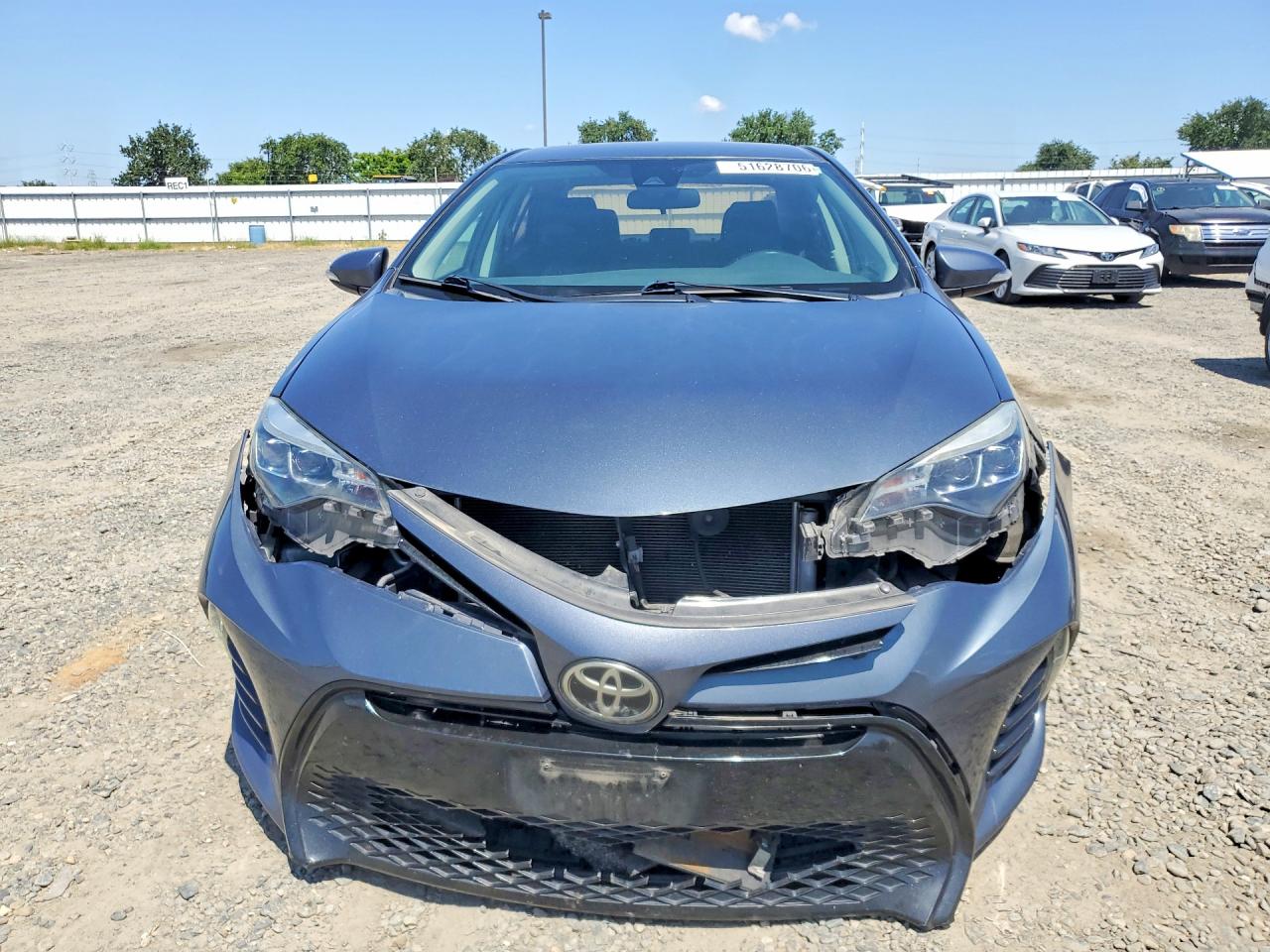 2017 Toyota Corolla L Blue vin: 2T1BURHE7HC806260