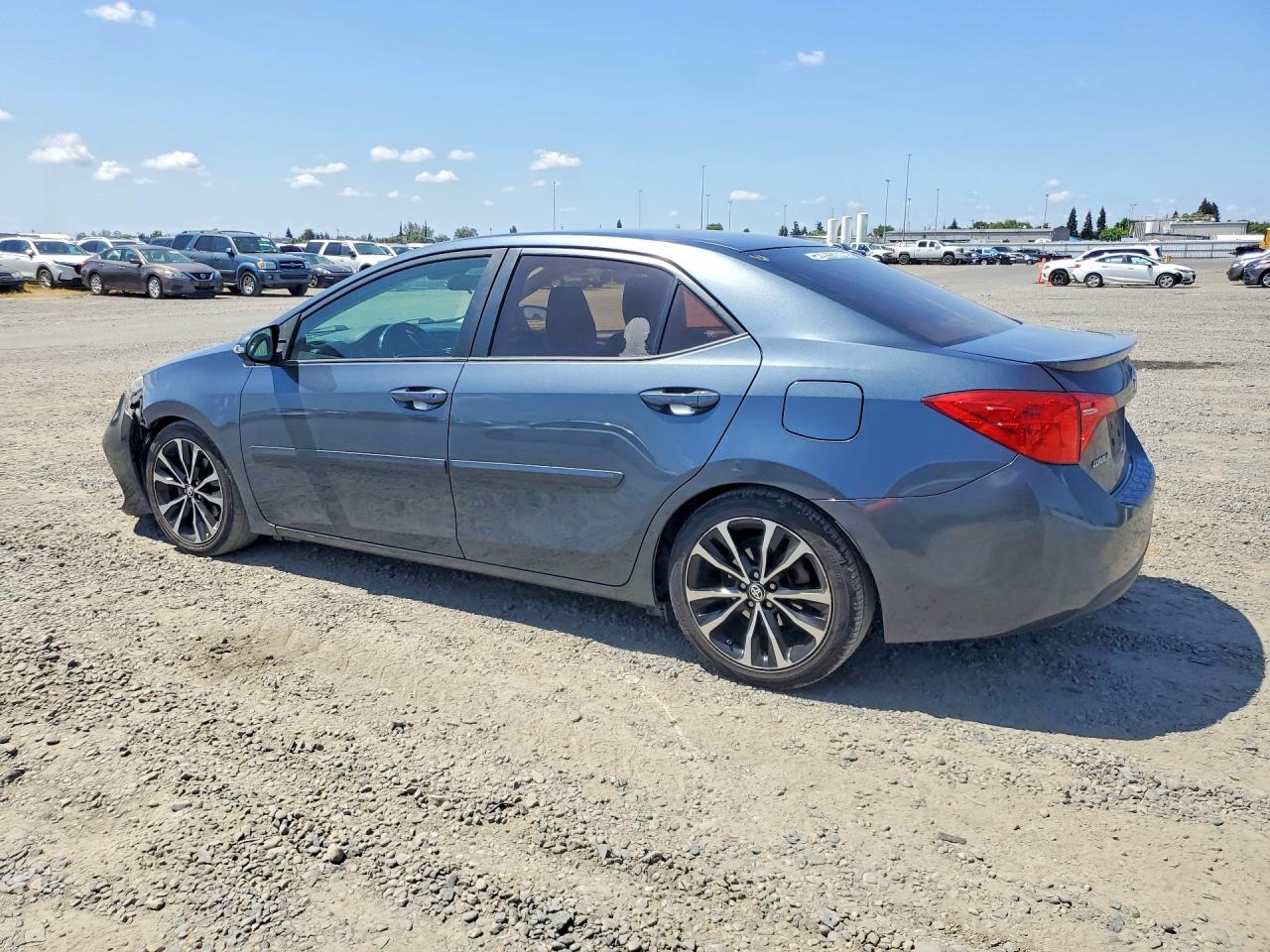 2017 Toyota Corolla L Blue vin: 2T1BURHE7HC806260
