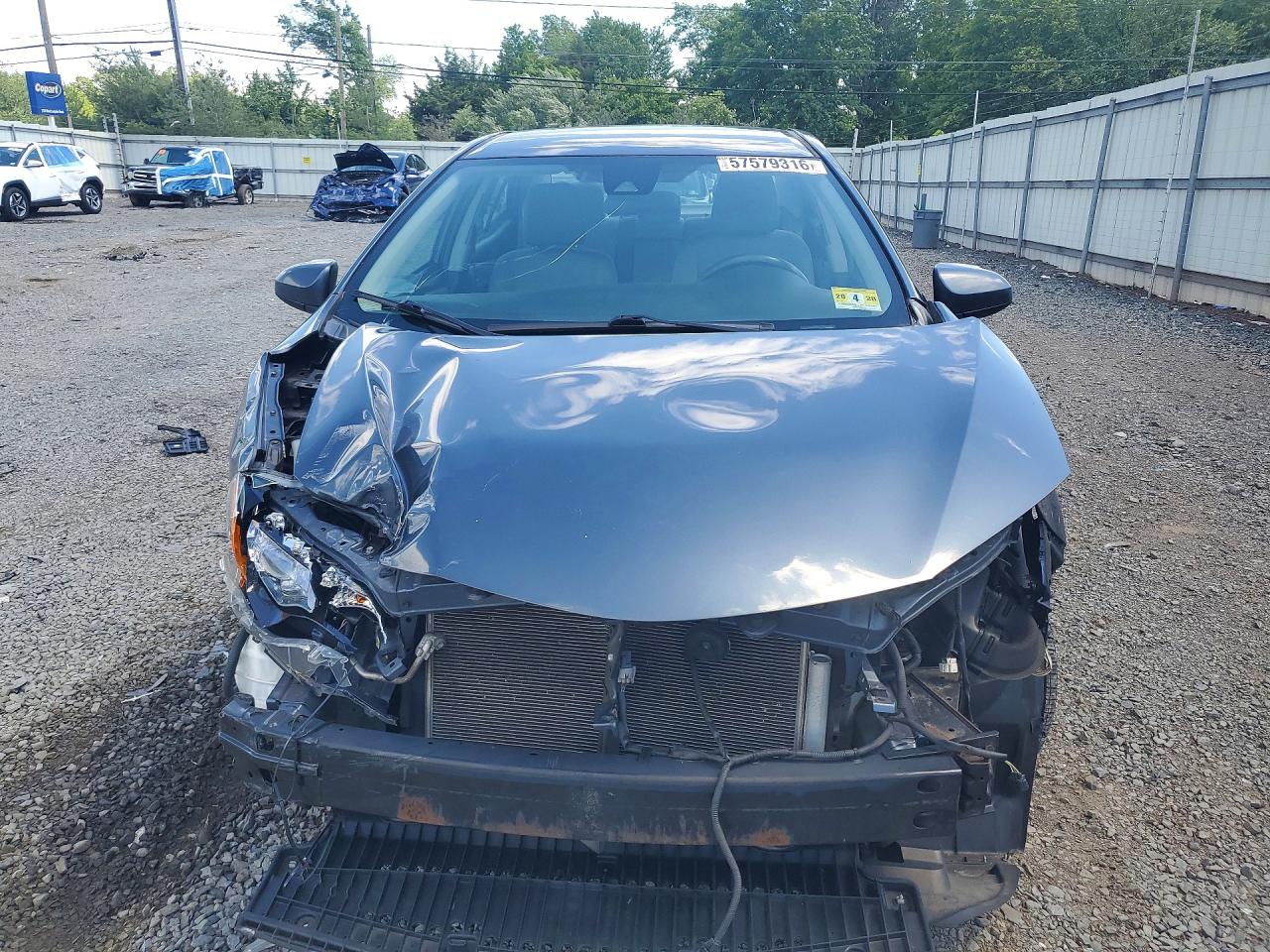 2017 Toyota Corolla Le Blue vin: 2T1BURHE7HC829084