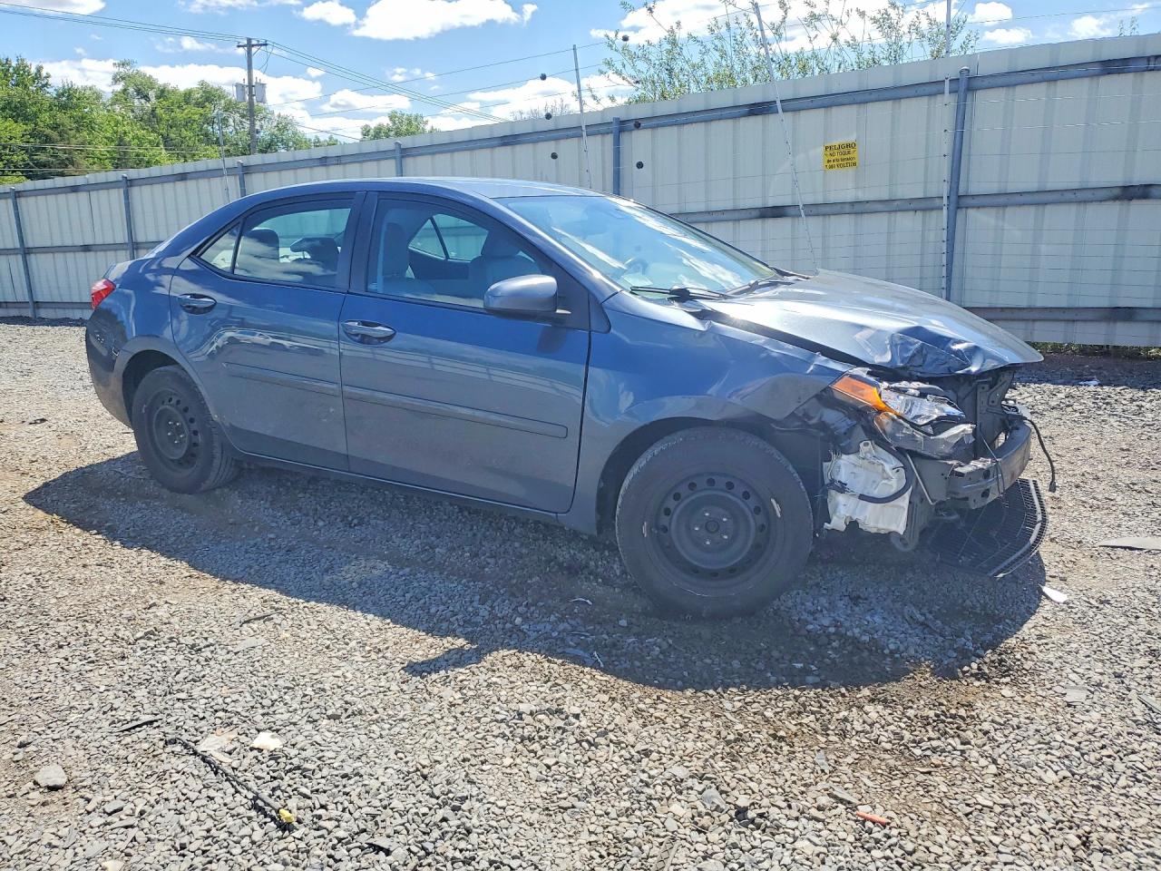 2017 Toyota Corolla Le Blue vin: 2T1BURHE7HC829084