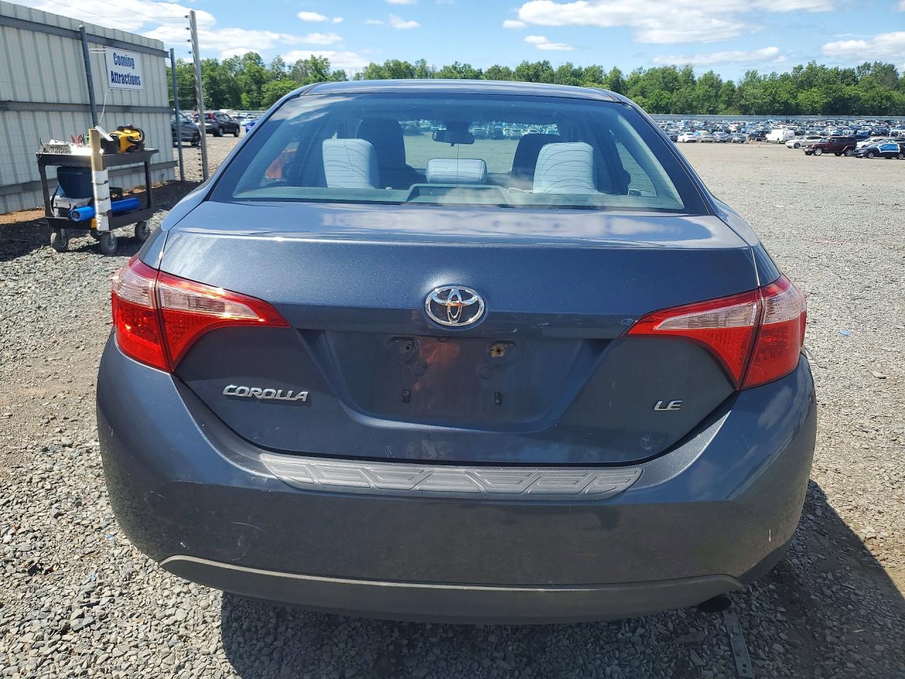2017 Toyota Corolla Le Blue vin: 2T1BURHE7HC829084
