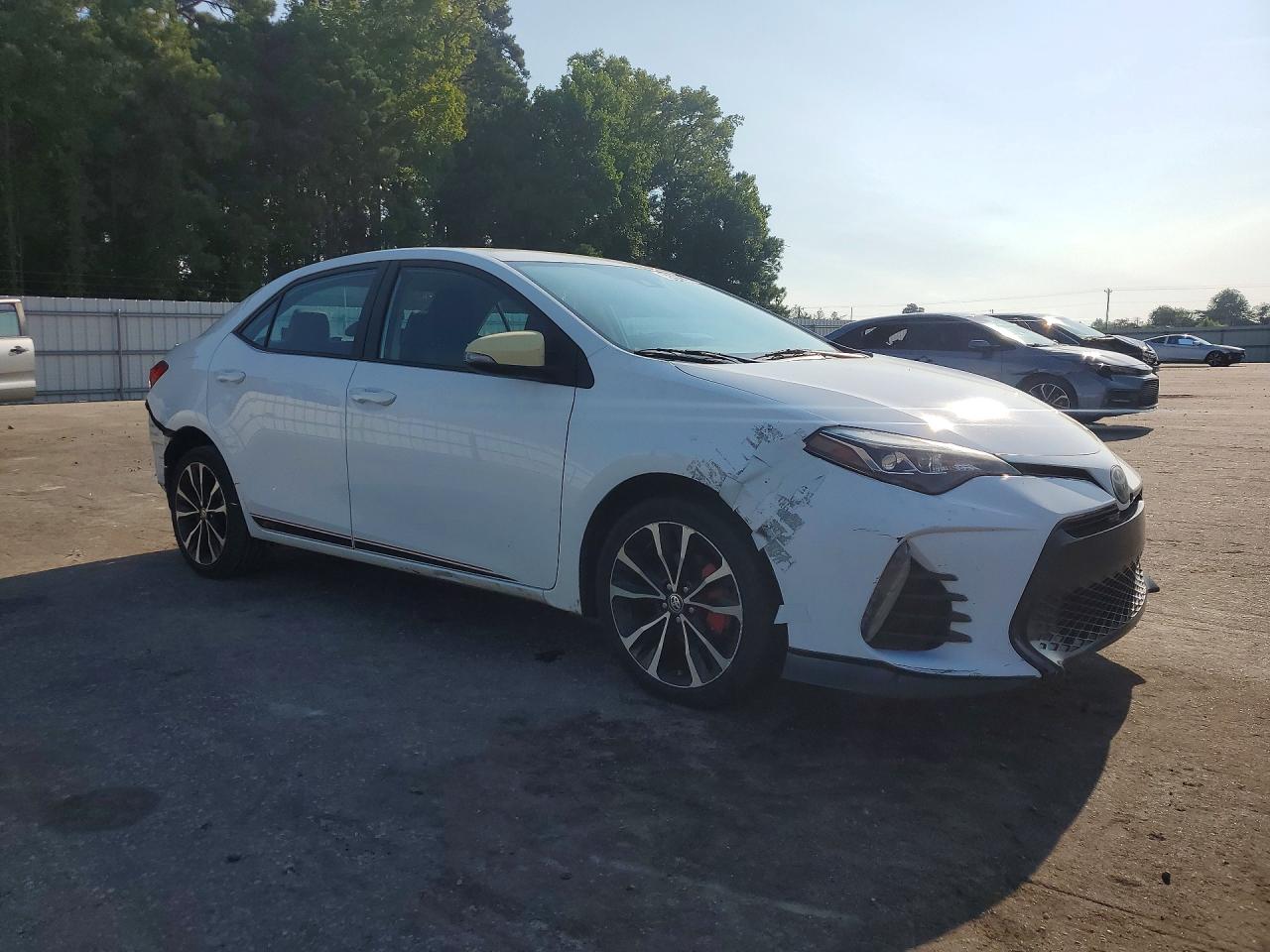 2017 Toyota Corolla Se White vin: 2T1BURHE7HC880648