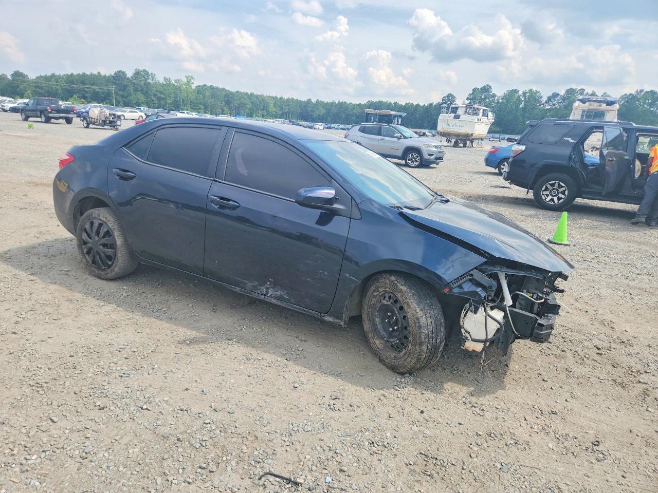 2019 Toyota Corolla Le Blue vin: 2T1BURHE7KC238566