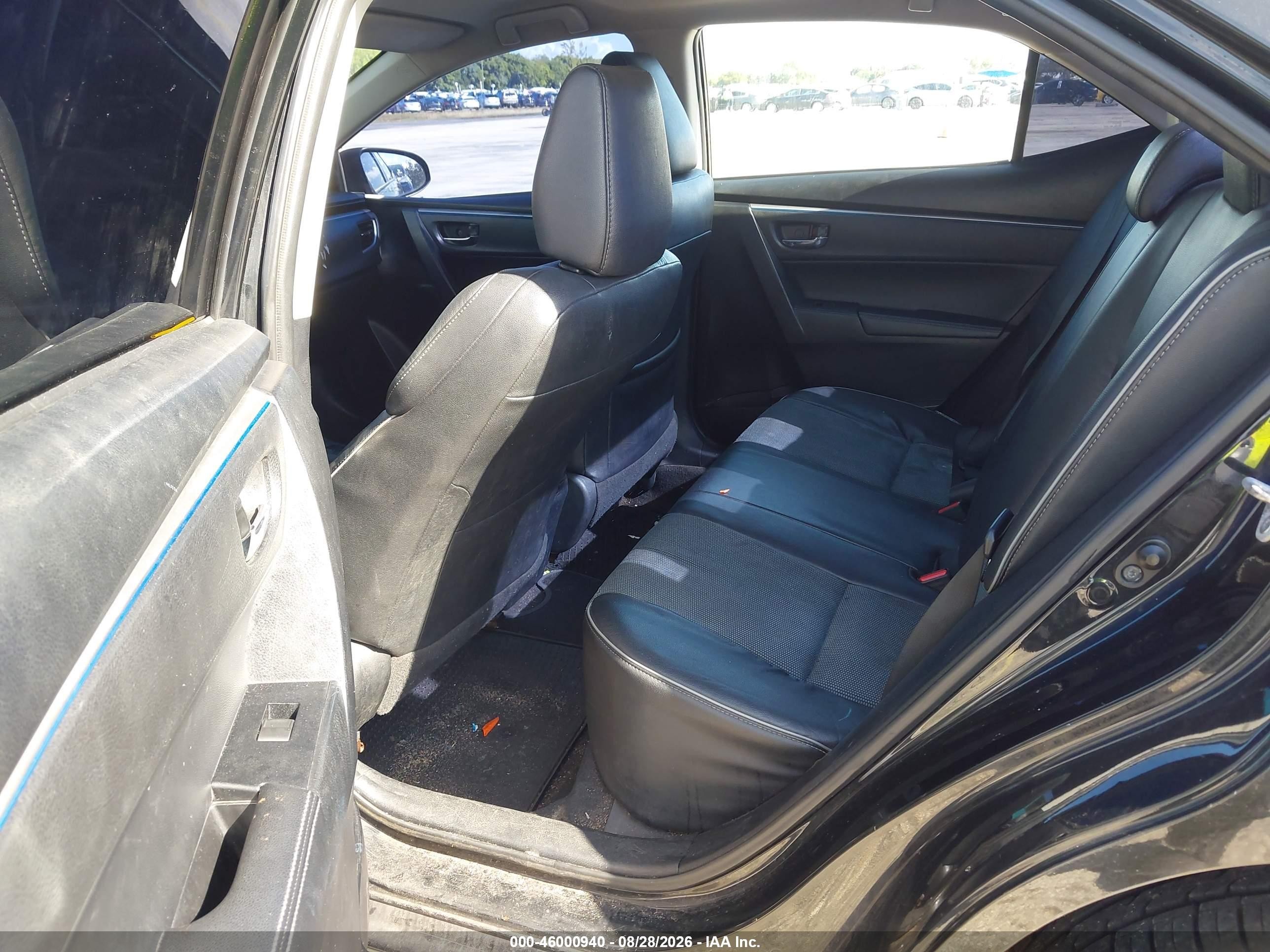 2014 Toyota Corolla S Plus Black vin: 2T1BURHE8EC000844