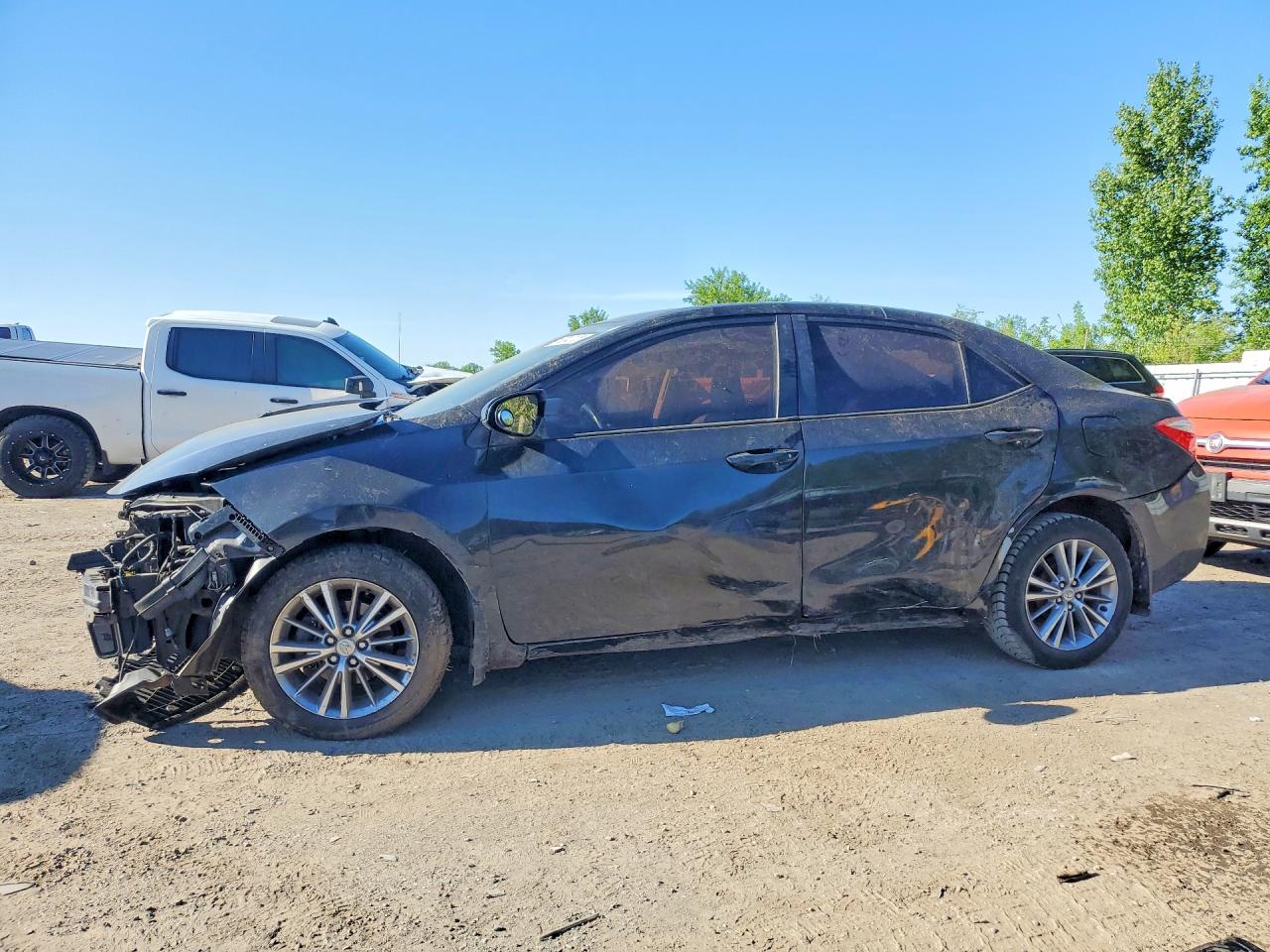 2014 Toyota Corolla L Black vin: 2T1BURHE8EC004179