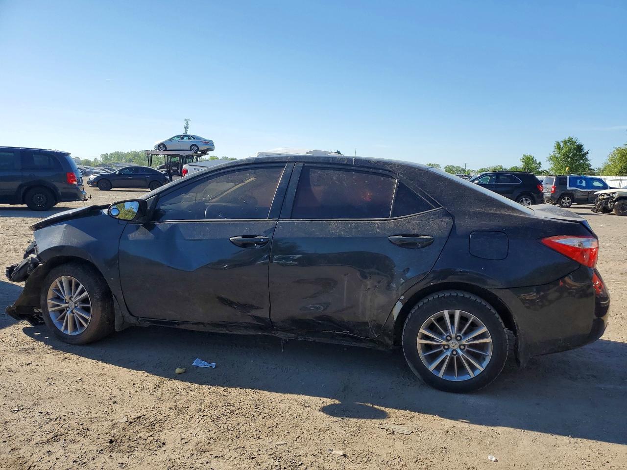 2014 Toyota Corolla L Black vin: 2T1BURHE8EC004179