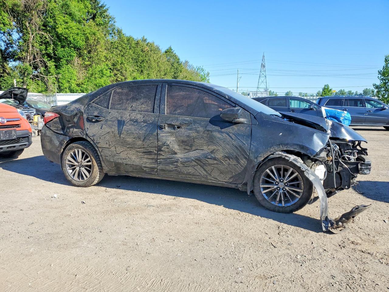 2014 Toyota Corolla L Black vin: 2T1BURHE8EC004179