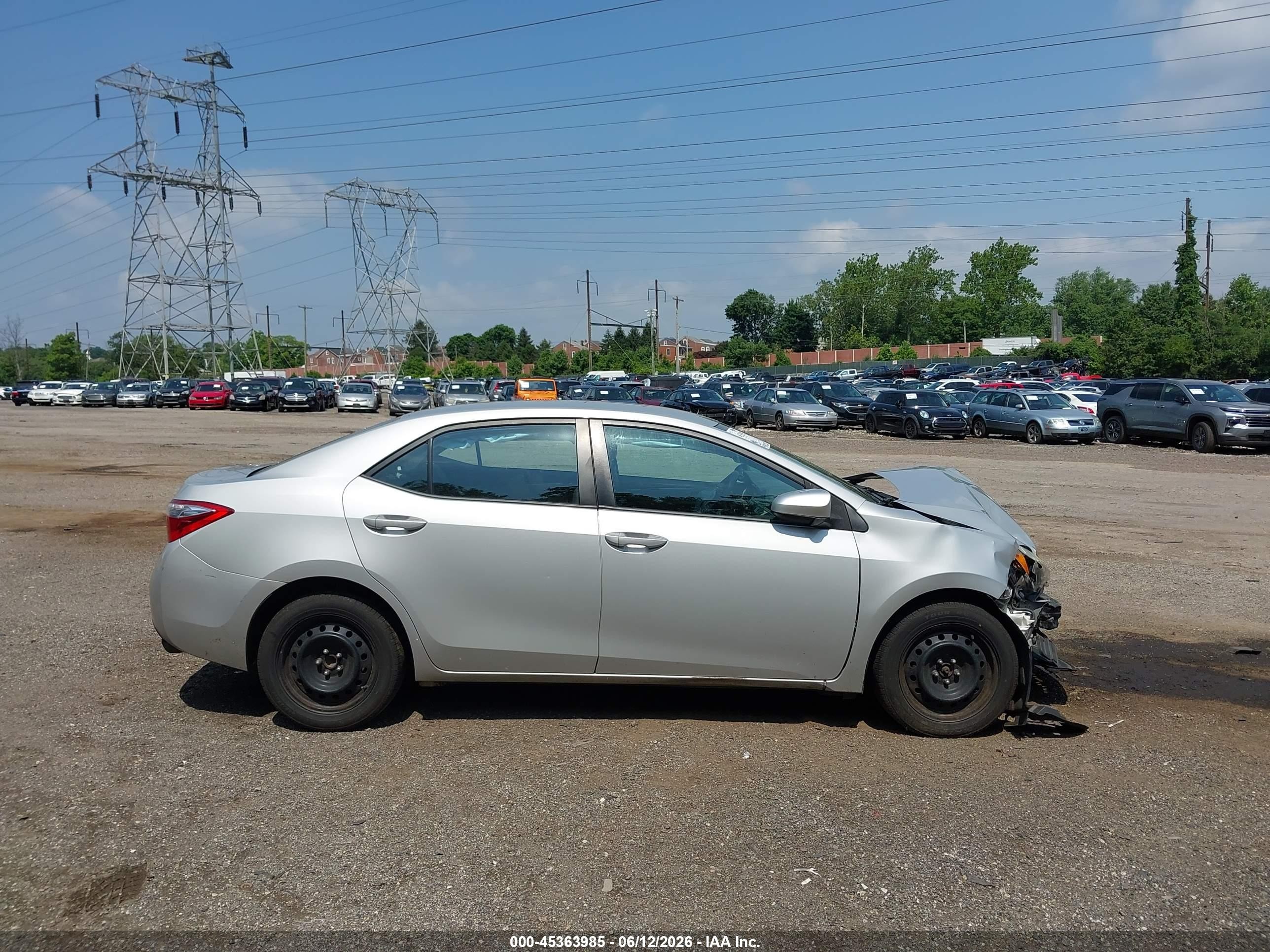 2014 Toyota Corolla Le Silver vin: 2T1BURHE8EC011438