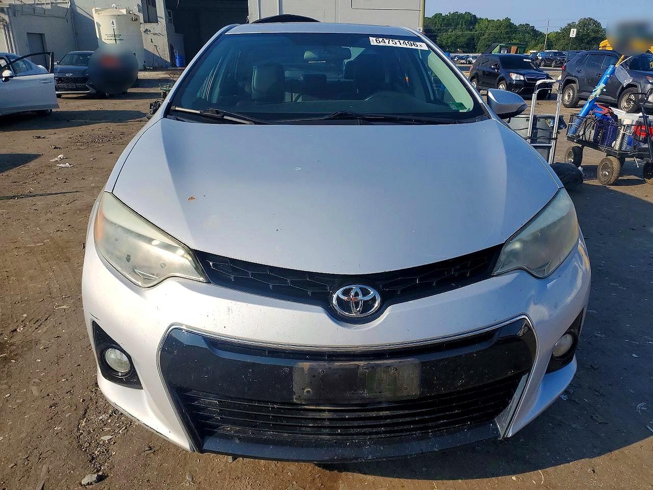 2014 Toyota Corolla S Premium Серебряный vin: 2T1BURHE8EC024092