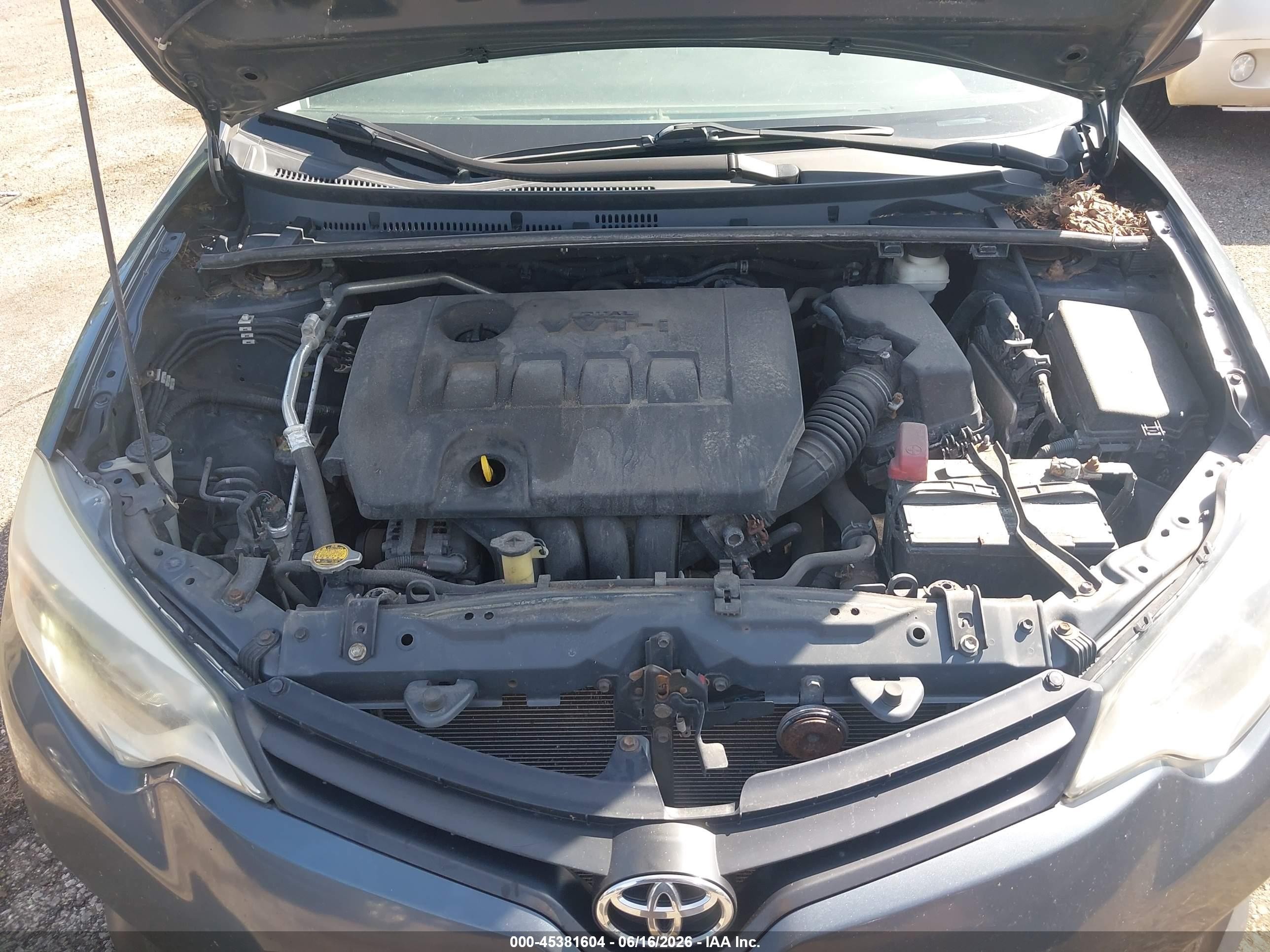 2014 Toyota Corolla Le Gray vin: 2T1BURHE8EC024514