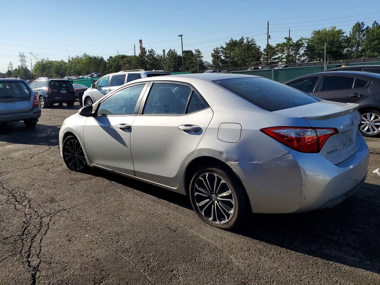 2014 Toyota Corolla S Plus Silver vin: 2T1BURHE8EC036243