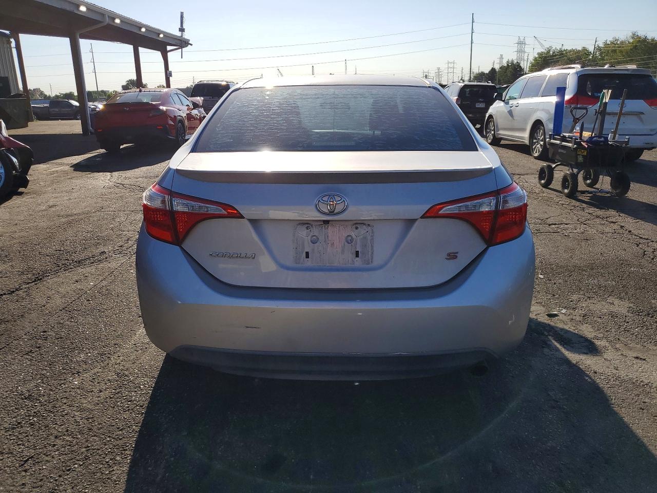 2014 Toyota Corolla S Plus Silver vin: 2T1BURHE8EC036243