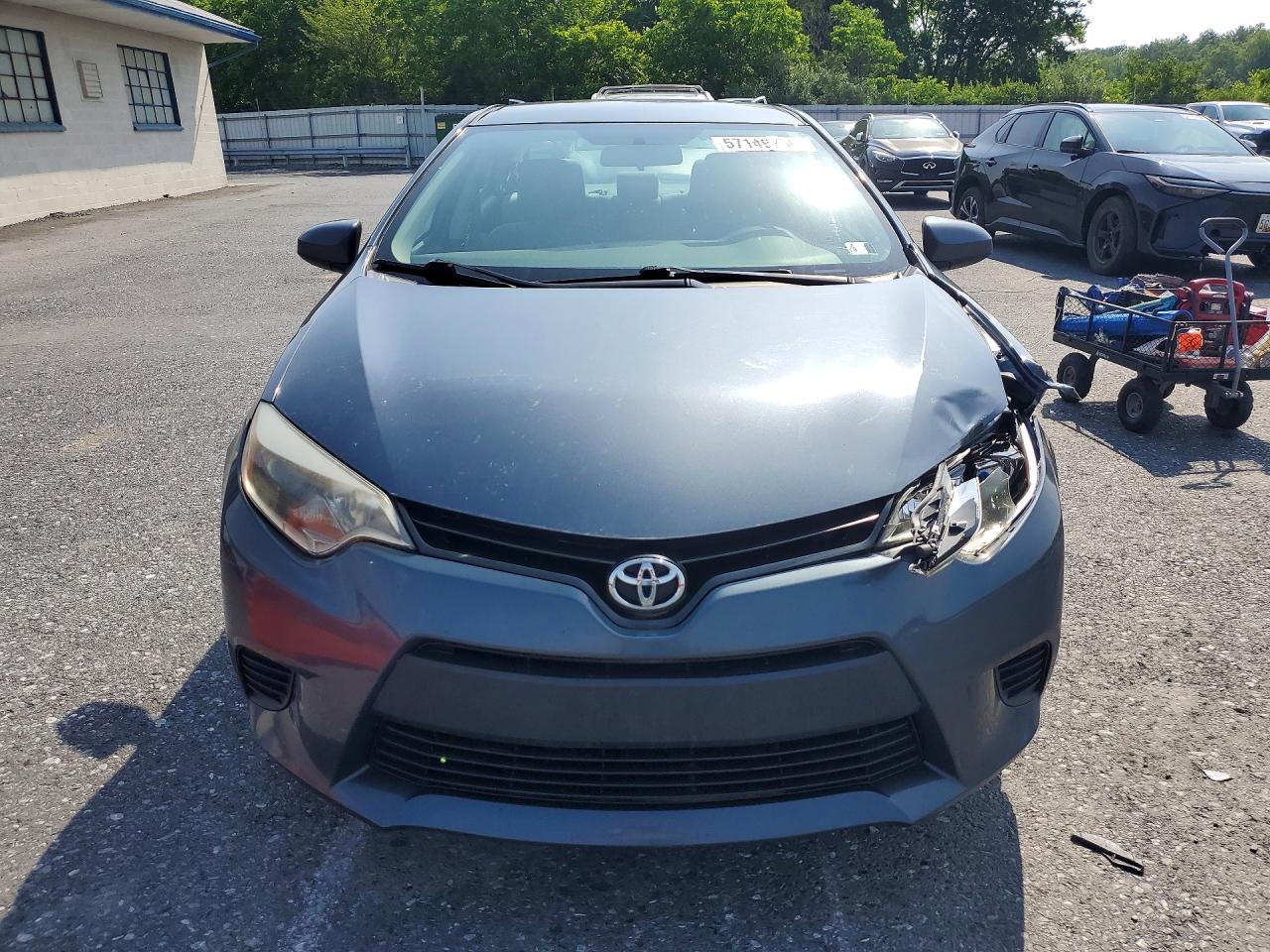 2014 Toyota Corolla Le Blue vin: 2T1BURHE8EC066472