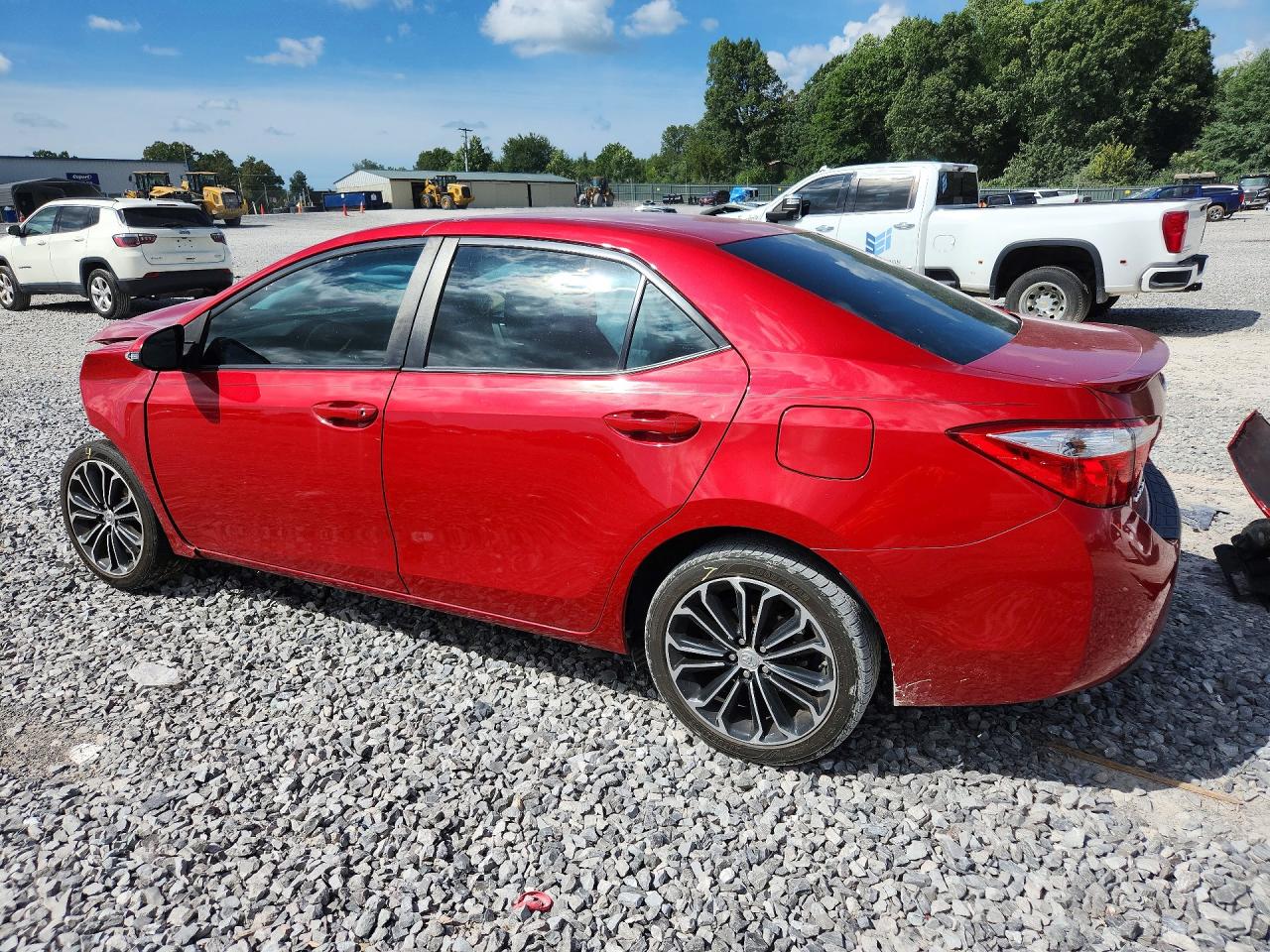 2014 Toyota Corolla S Plus Red vin: 2T1BURHE8EC075284