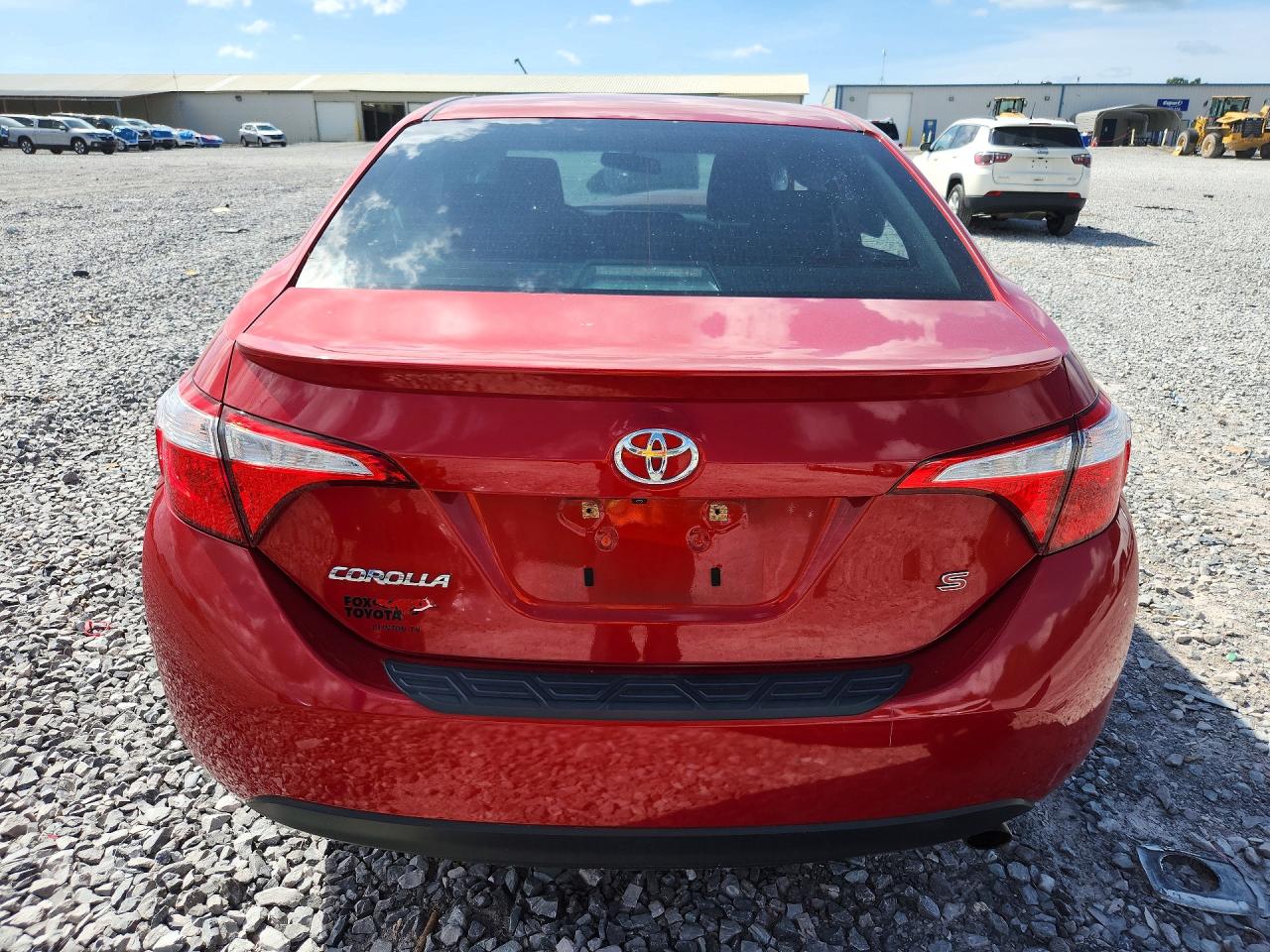 2014 Toyota Corolla S Plus Red vin: 2T1BURHE8EC075284