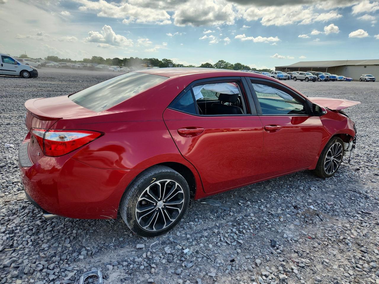 2014 Toyota Corolla S Plus Red vin: 2T1BURHE8EC075284