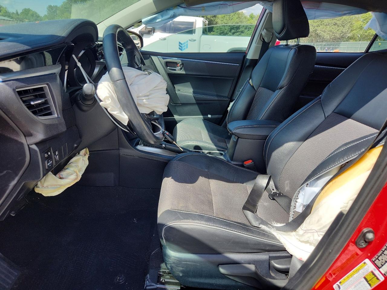 2014 Toyota Corolla S Plus Red vin: 2T1BURHE8EC075284