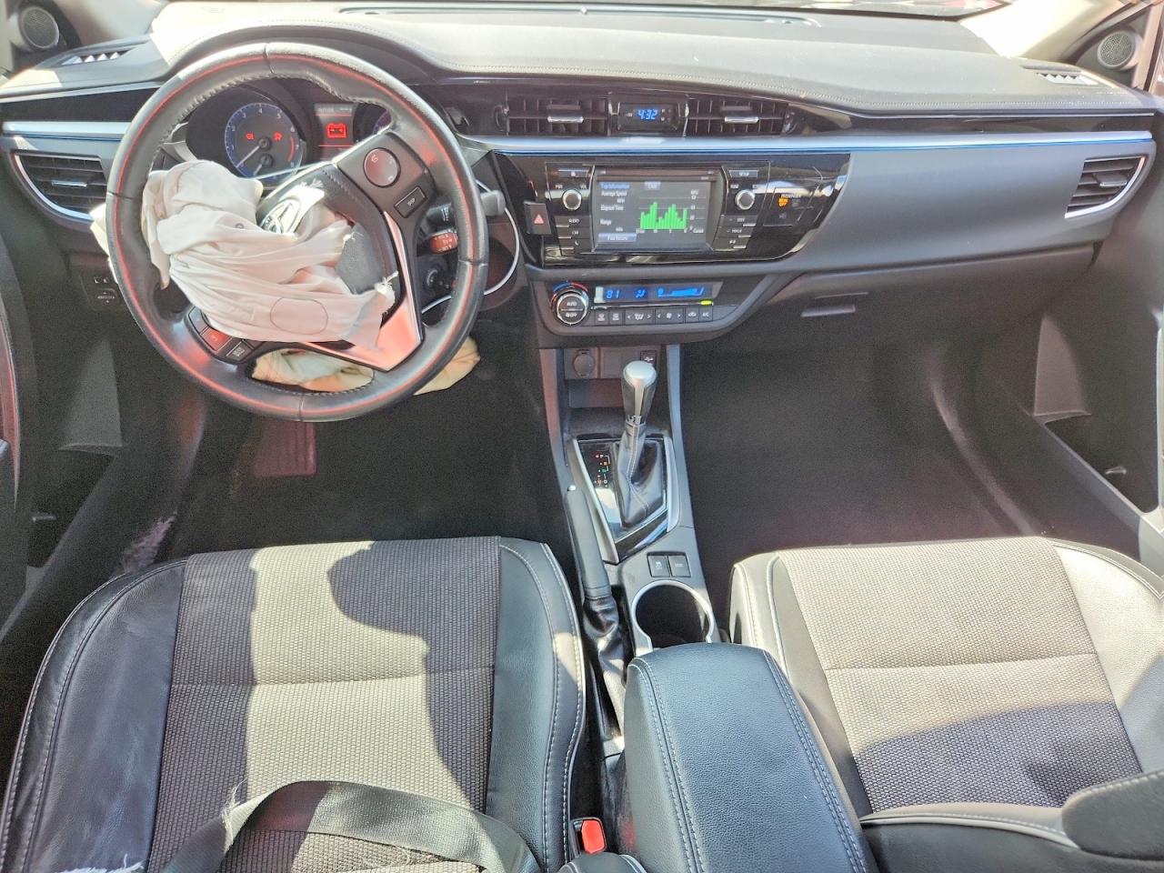 2014 Toyota Corolla S Plus Red vin: 2T1BURHE8EC075284