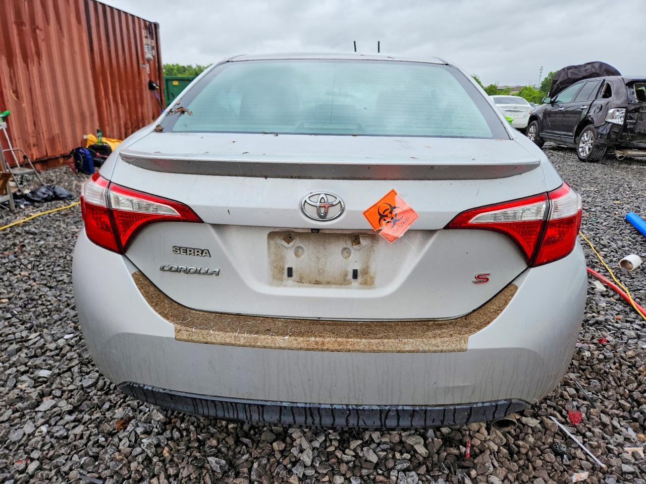 2014 Toyota Corolla S Plus Silver vin: 2T1BURHE8EC075625