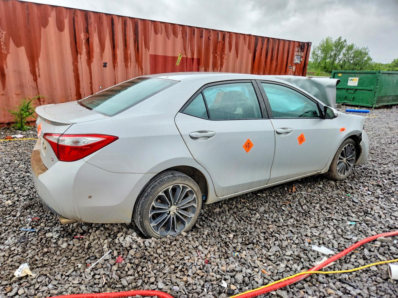 2014 Toyota Corolla S Plus Silver vin: 2T1BURHE8EC075625