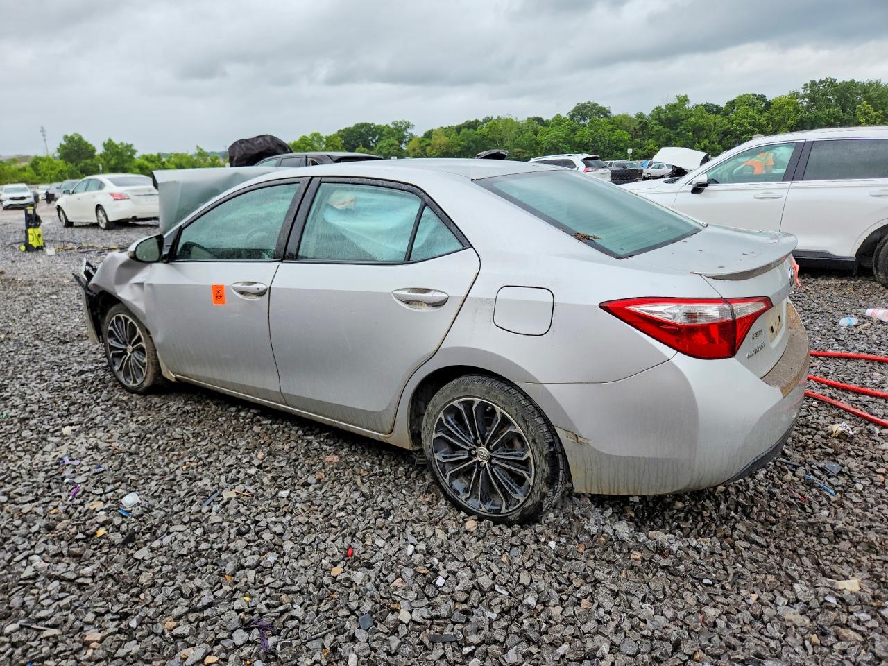 2014 Toyota Corolla S Plus Silver vin: 2T1BURHE8EC075625