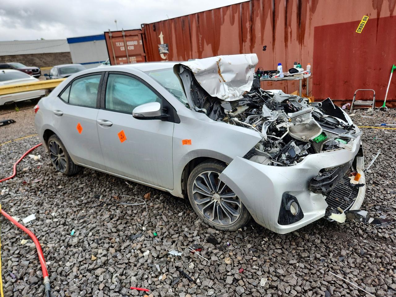 2014 Toyota Corolla S Plus Silver vin: 2T1BURHE8EC075625