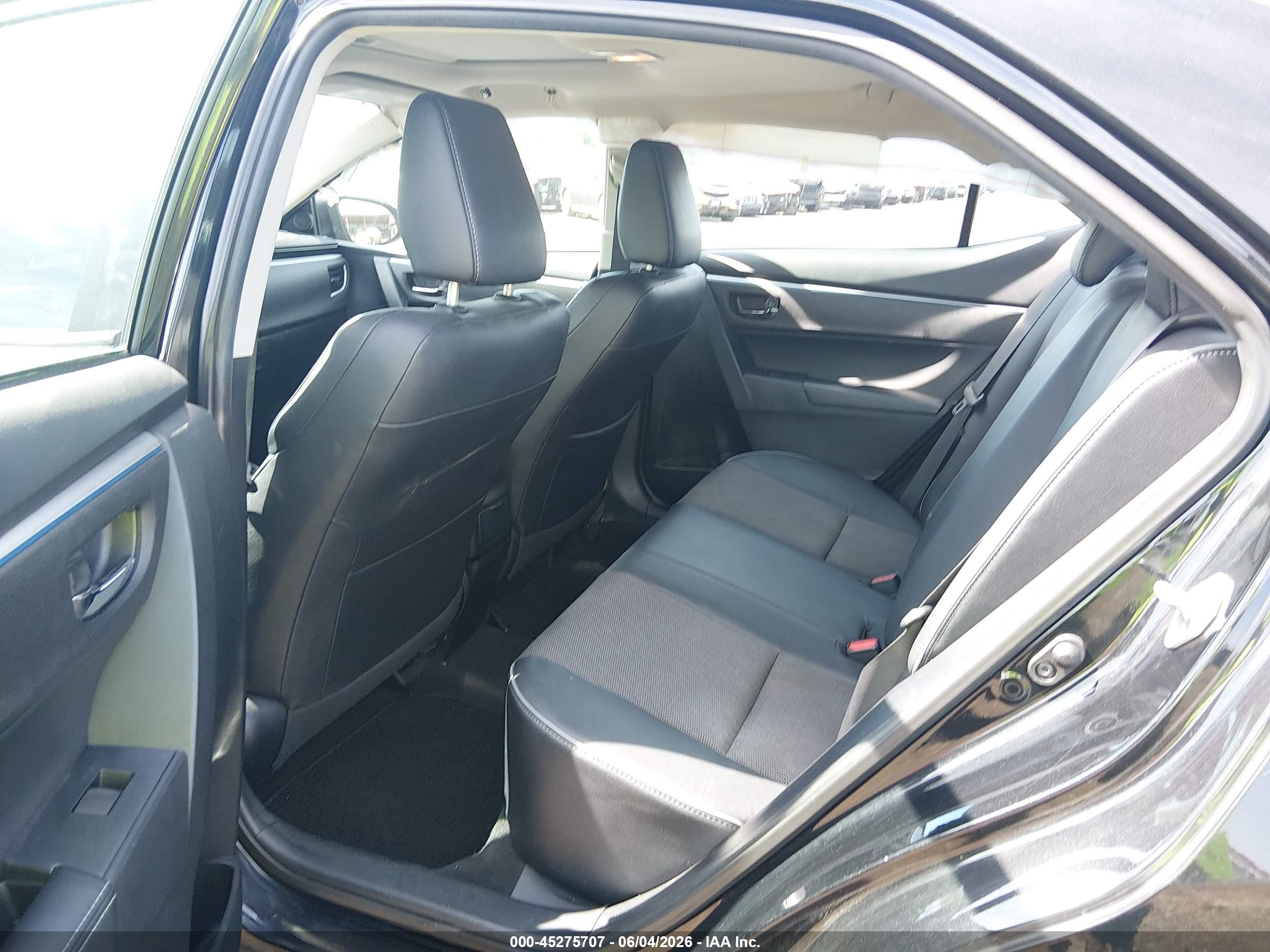 2014 Toyota Corolla S Plus Black vin: 2T1BURHE8EC077875