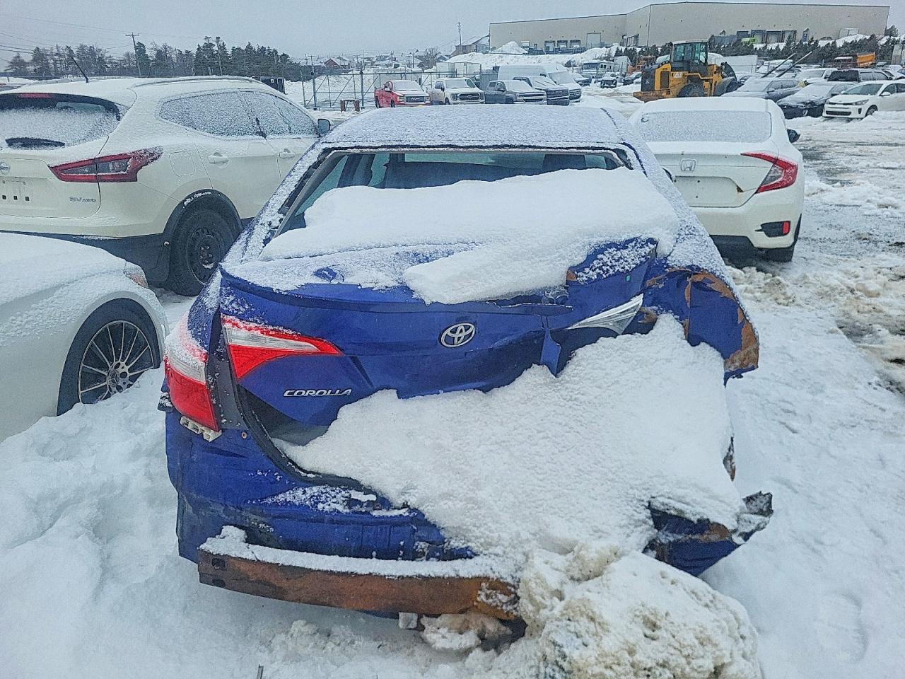 2014 Toyota Corolla L Blue vin: 2T1BURHE8EC093994
