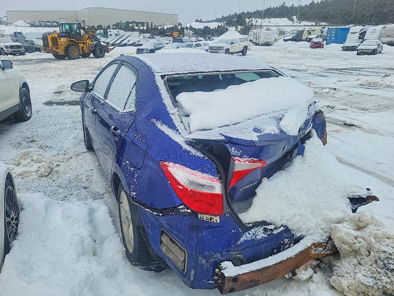 2014 Toyota Corolla L Blue vin: 2T1BURHE8EC093994