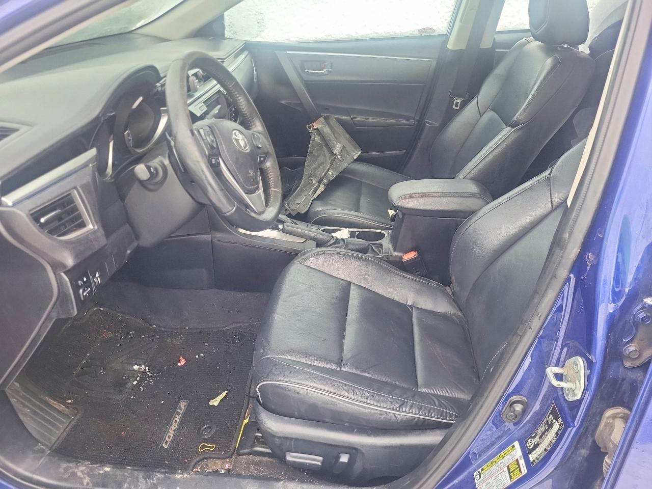 2014 Toyota Corolla L Blue vin: 2T1BURHE8EC093994