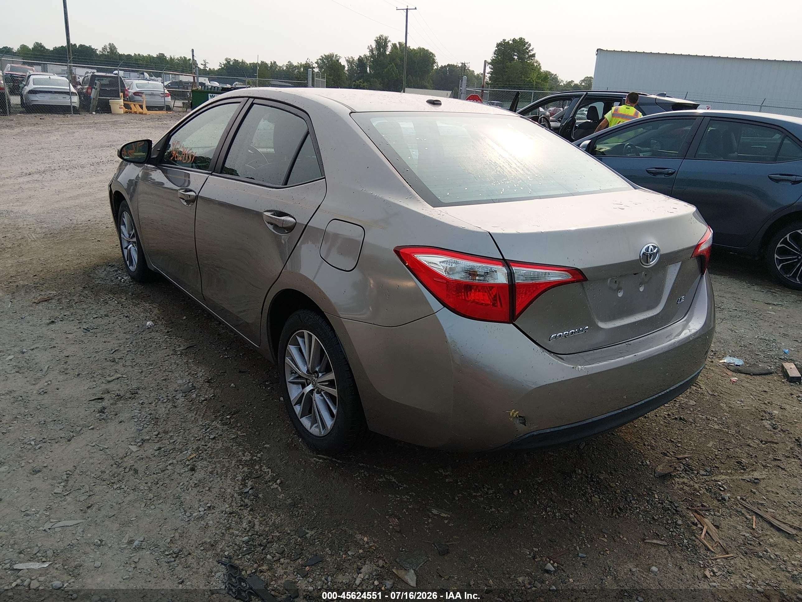 2014 Toyota Corolla Le Premium Gray vin: 2T1BURHE8EC096328