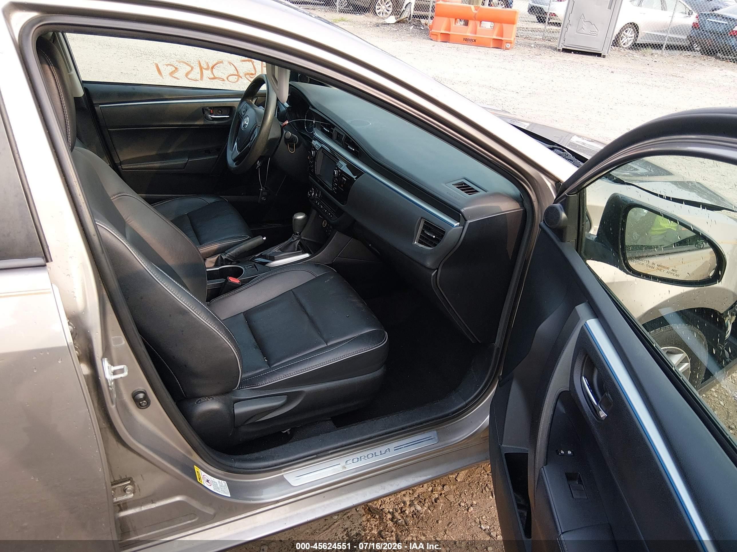 2014 Toyota Corolla Le Premium Gray vin: 2T1BURHE8EC096328