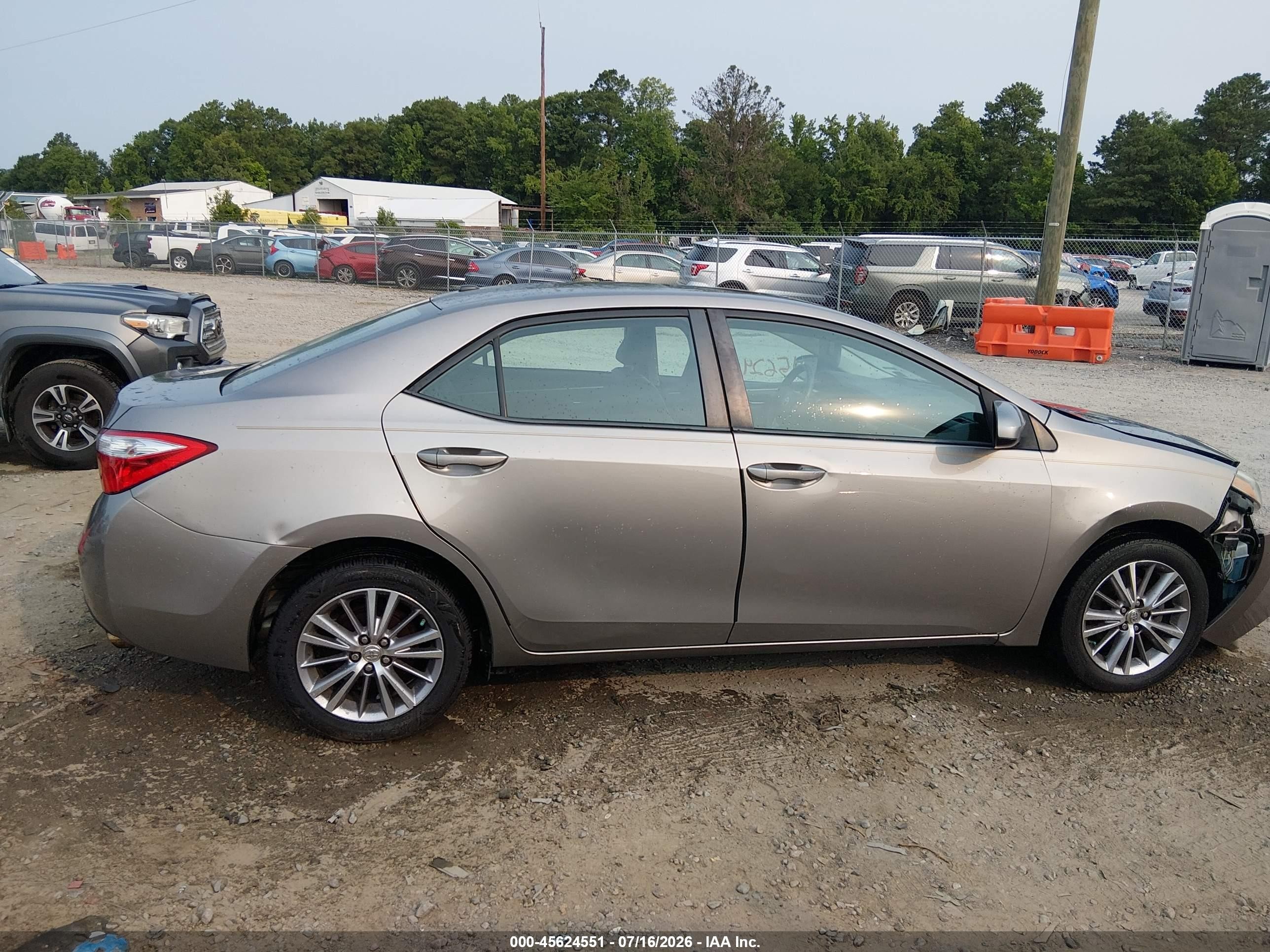 2014 Toyota Corolla Le Premium Gray vin: 2T1BURHE8EC096328