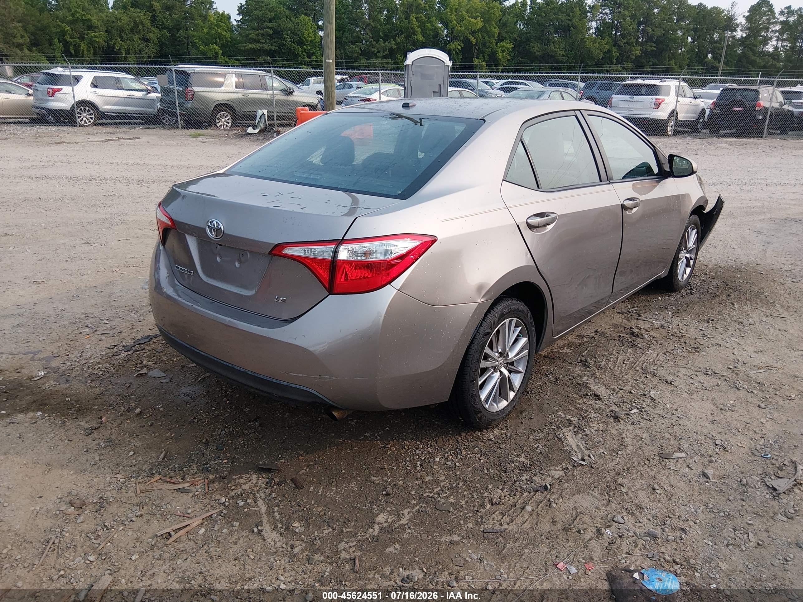 2014 Toyota Corolla Le Premium Gray vin: 2T1BURHE8EC096328