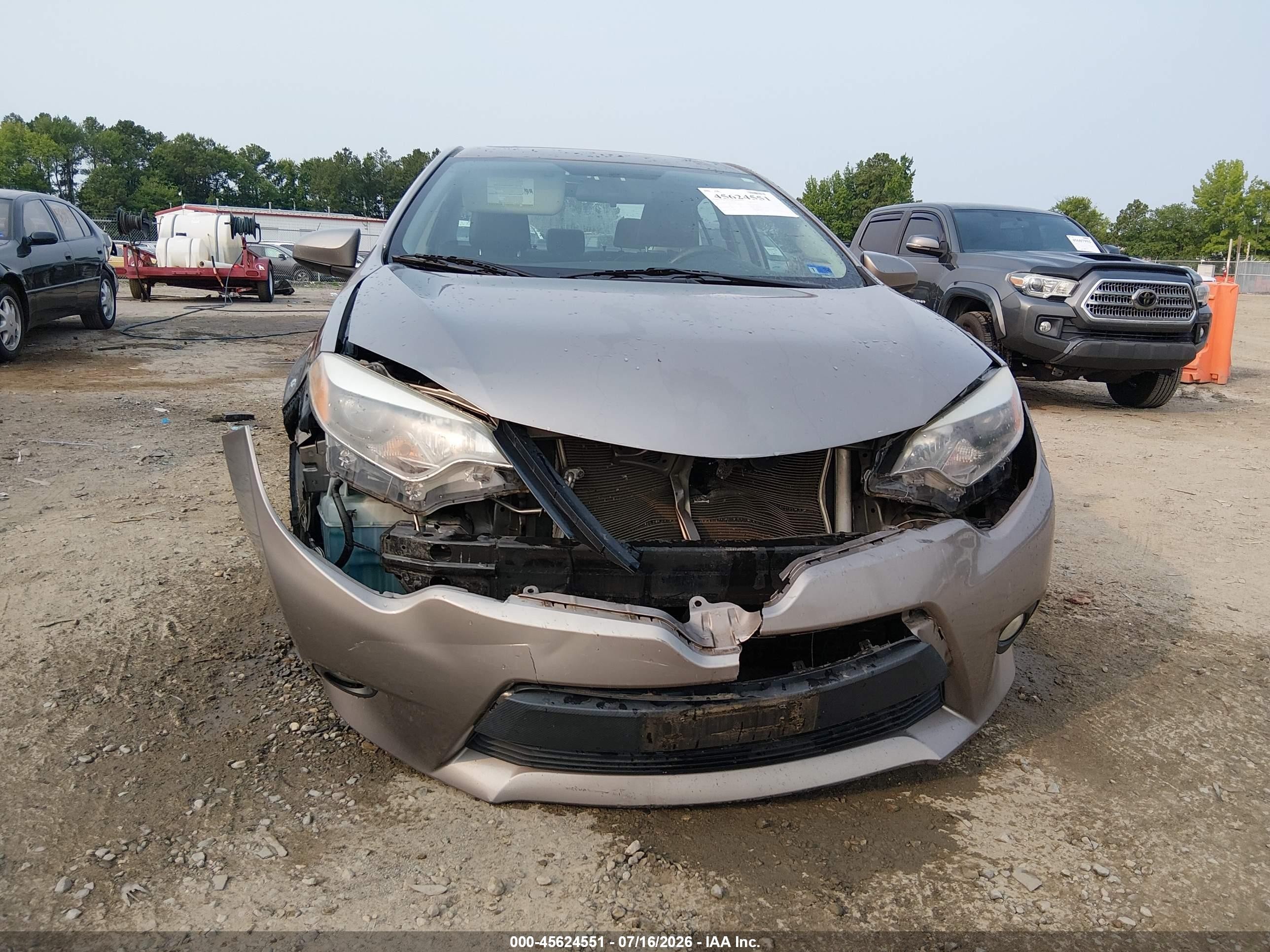 2014 Toyota Corolla Le Premium Gray vin: 2T1BURHE8EC096328