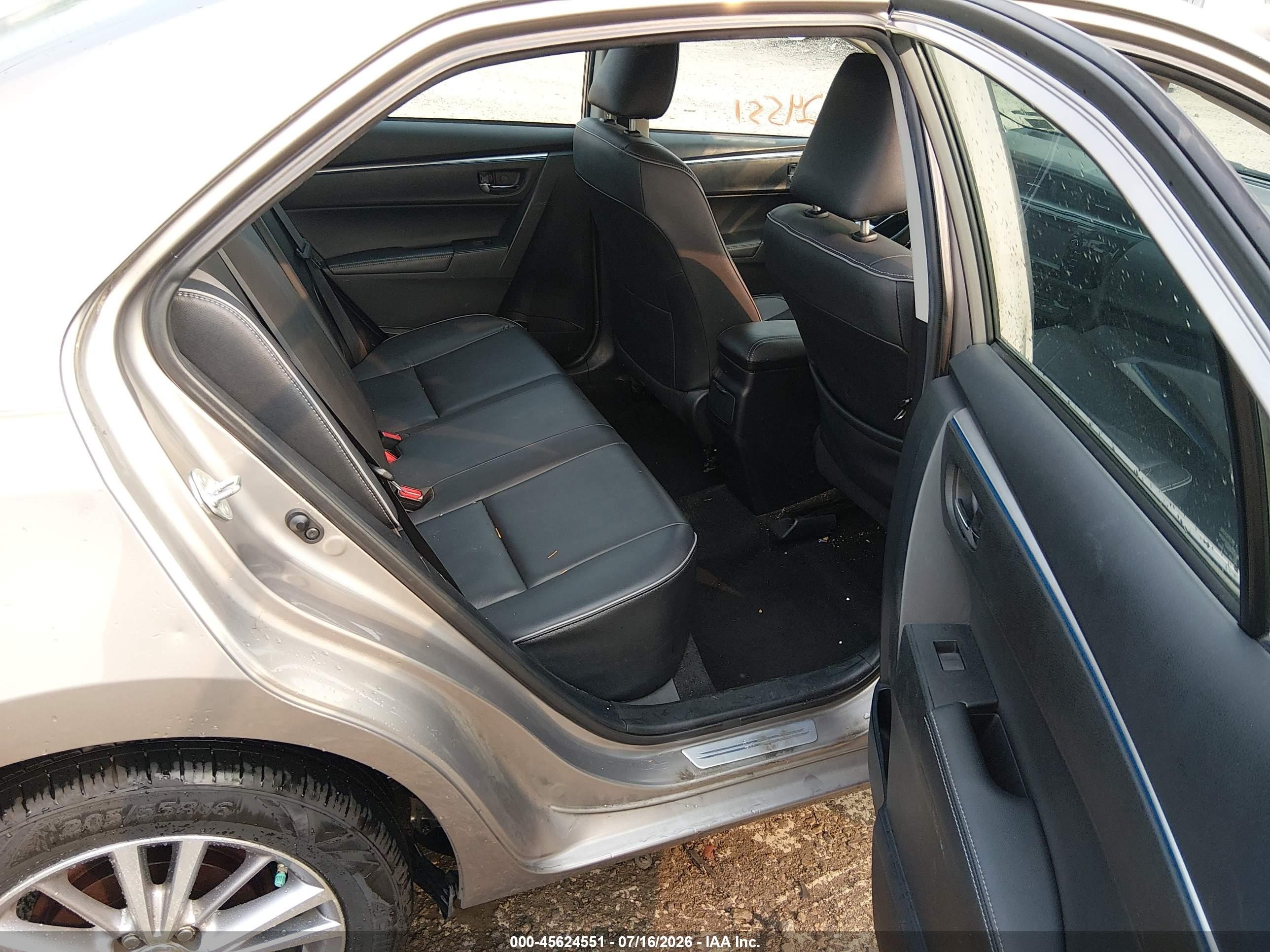 2014 Toyota Corolla Le Premium Gray vin: 2T1BURHE8EC096328