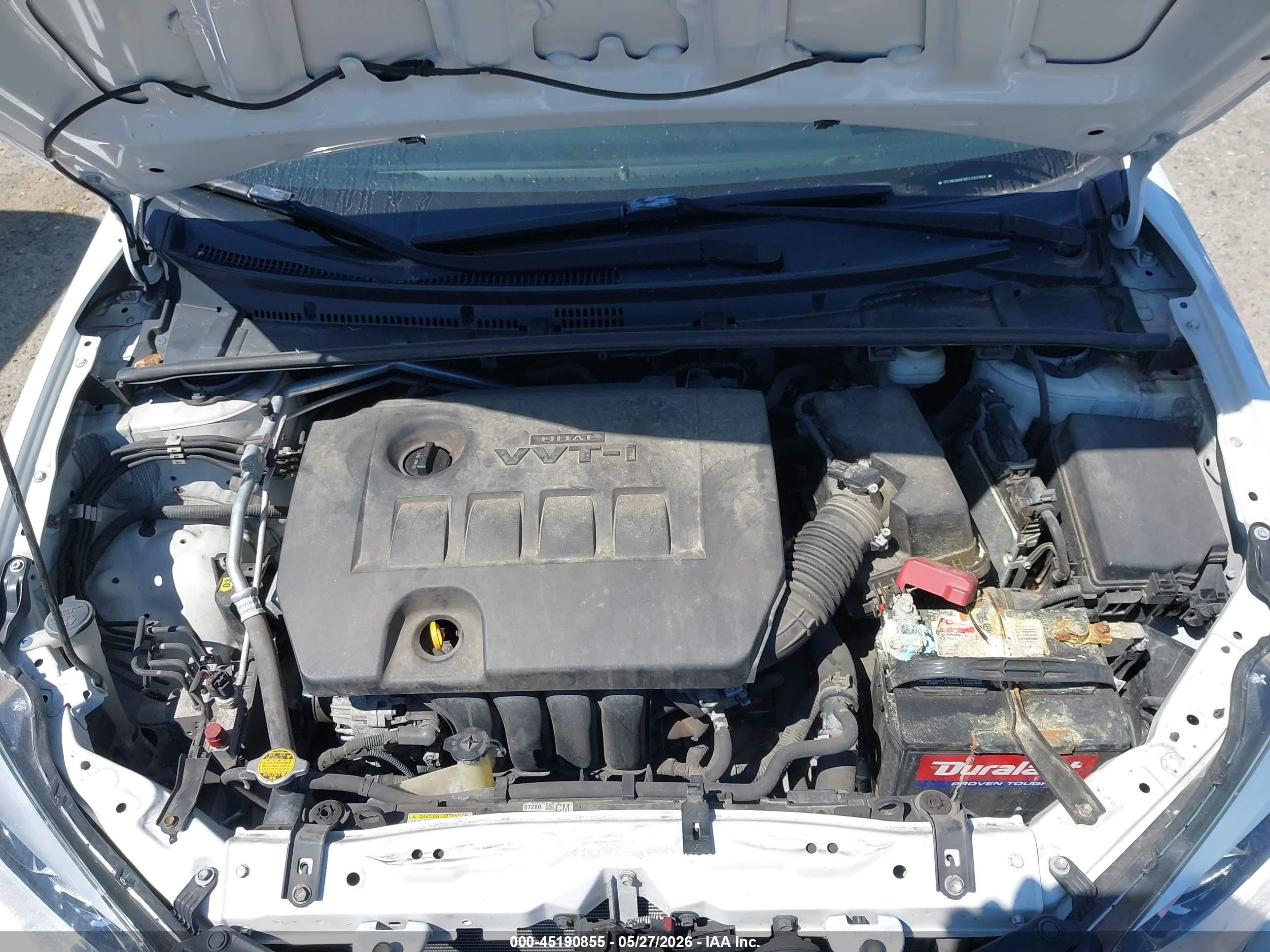 2014 Toyota Corolla S Plus White vin: 2T1BURHE8EC102984