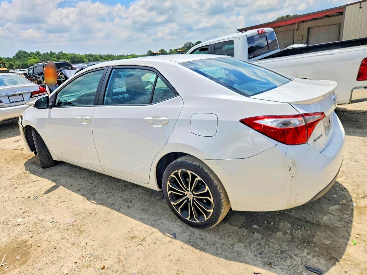 2014 Toyota Corolla S Plus White vin: 2T1BURHE8EC105416