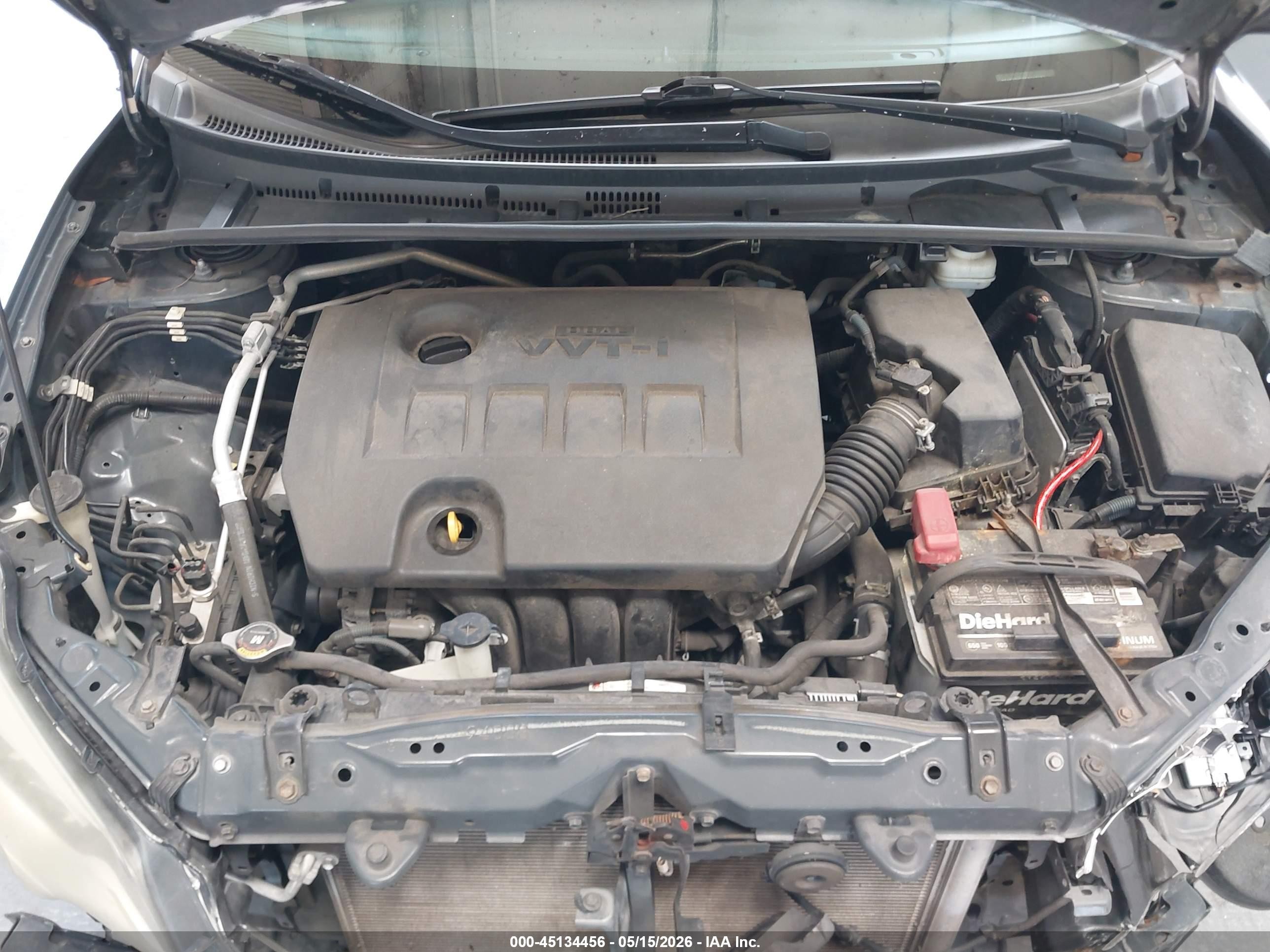 2014 Toyota Corolla Le Blue vin: 2T1BURHE8EC117601