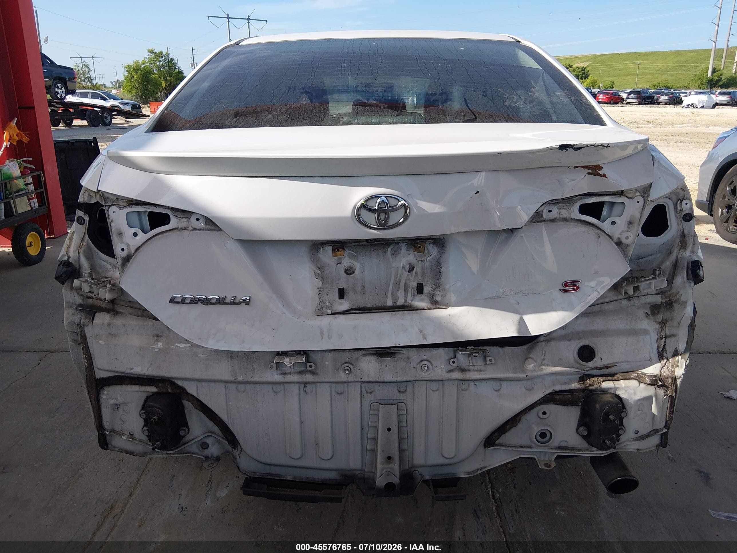 2014 Toyota Corolla S Plus Белый vin: 2T1BURHE8EC118294
