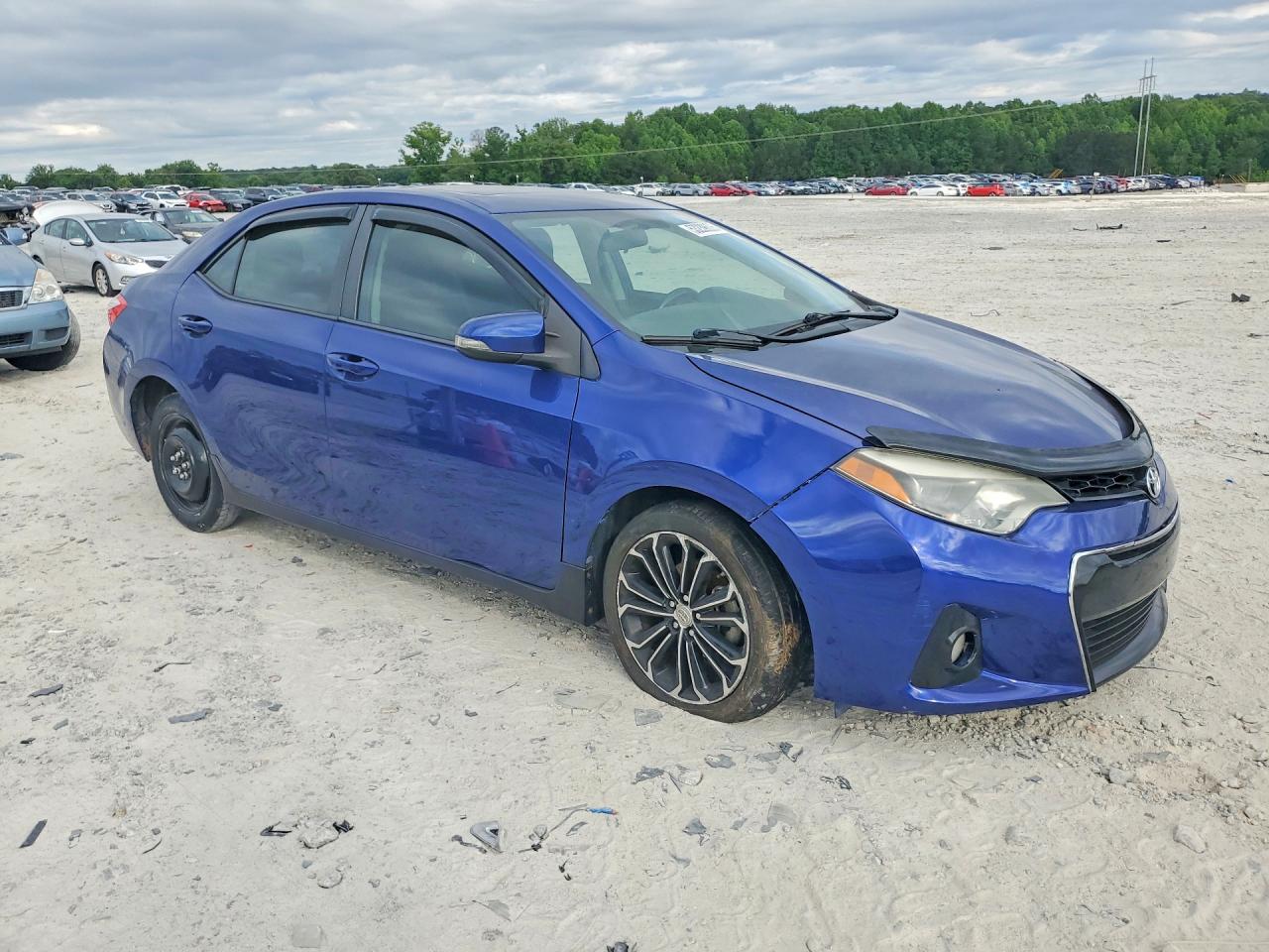 2014 Toyota Corolla S Premium Синий vin: 2T1BURHE8EC119638