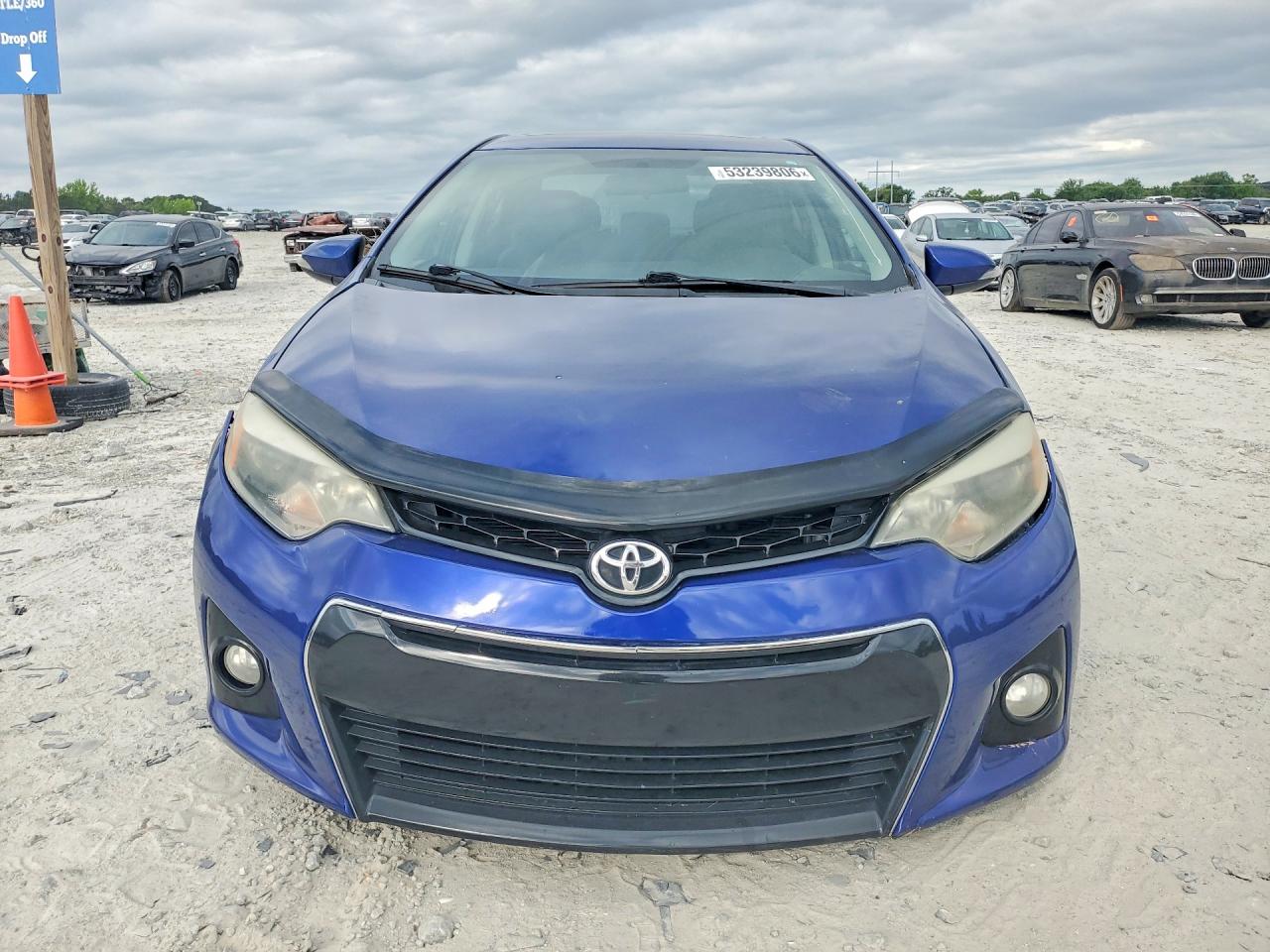 2014 Toyota Corolla S Premium Синий vin: 2T1BURHE8EC119638