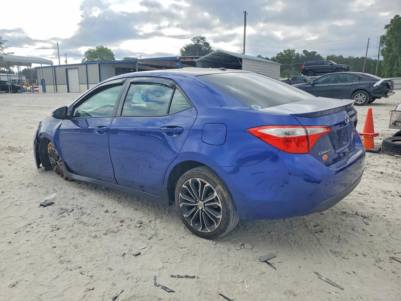 2014 Toyota Corolla S Premium Синий vin: 2T1BURHE8EC119638