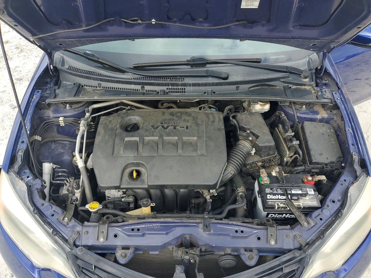 2014 Toyota Corolla S Premium Синий vin: 2T1BURHE8EC119638